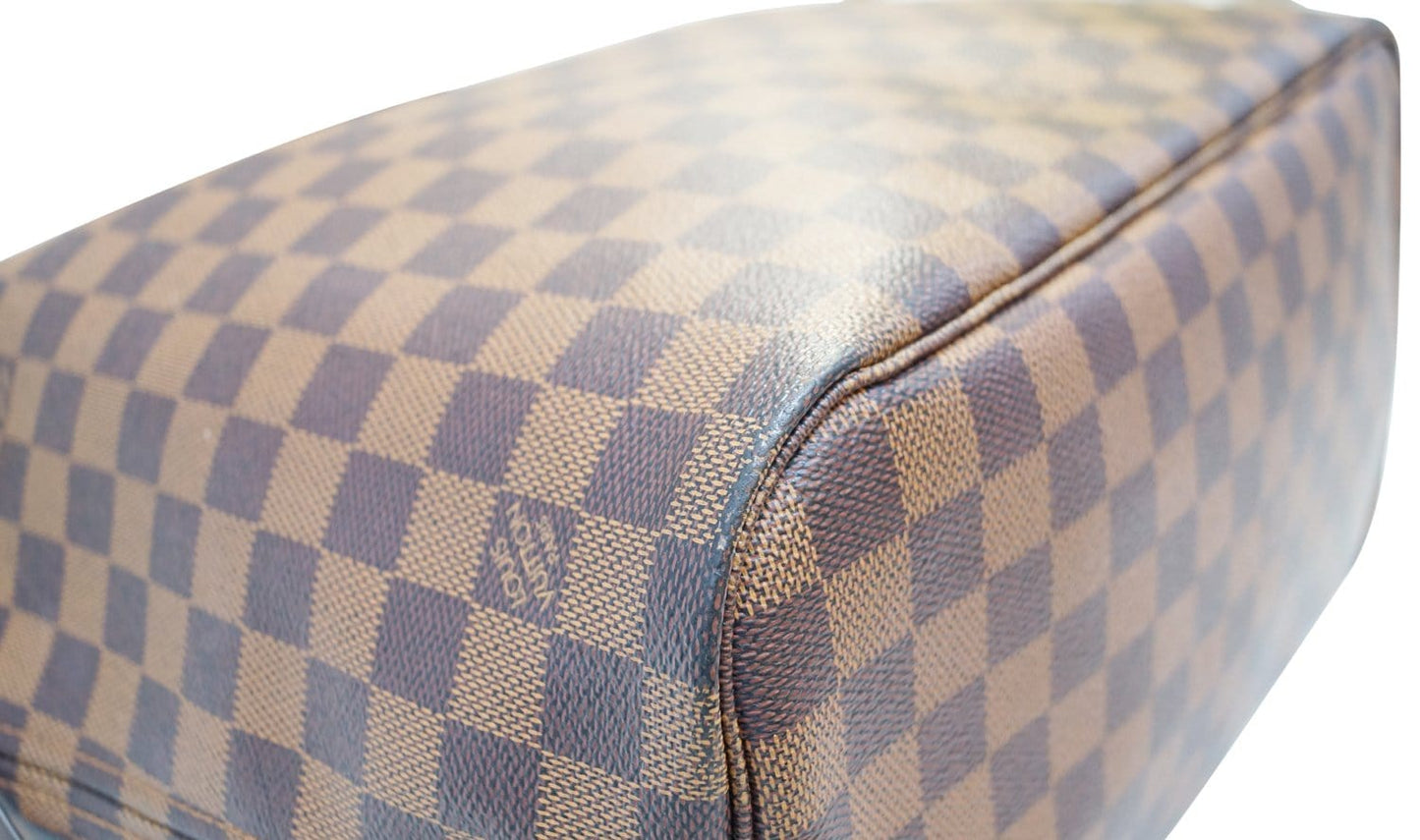 LOUIS VUITTON Damier Ebene Neverfull MM Shoulder Bag