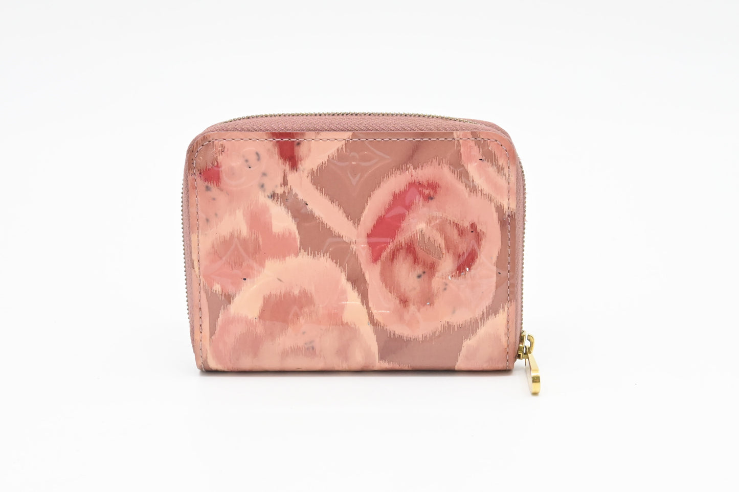 Louis Vuitton Compact Zippy Wallet in Ikat Bloom Pink Vernis Leather