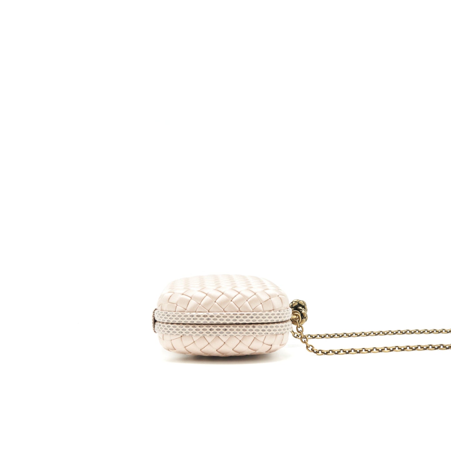 Bottega Veneta Stretch Knot Clutch Beige/ light brown