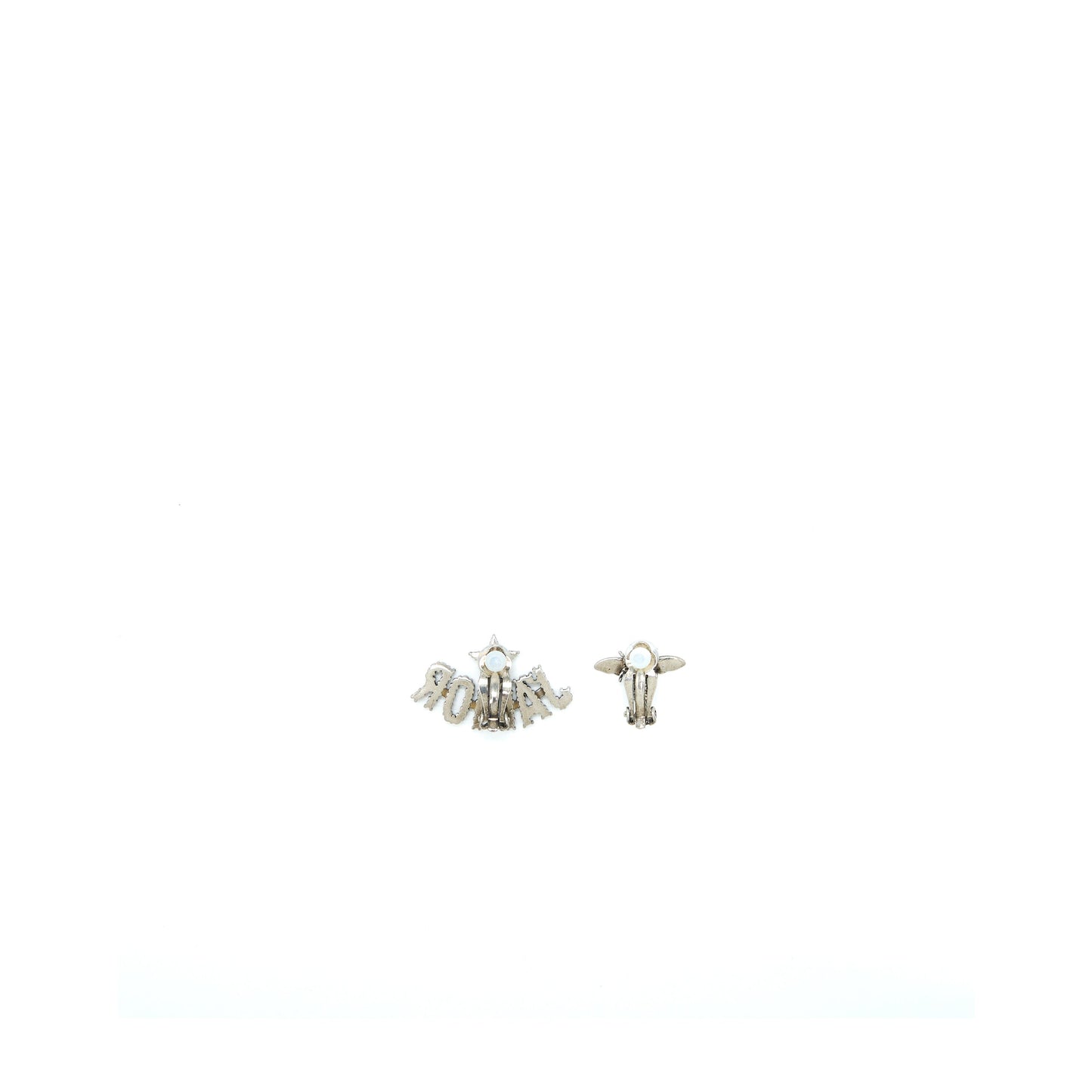 Dior Bee & Jâadior Earrings Silver Tone