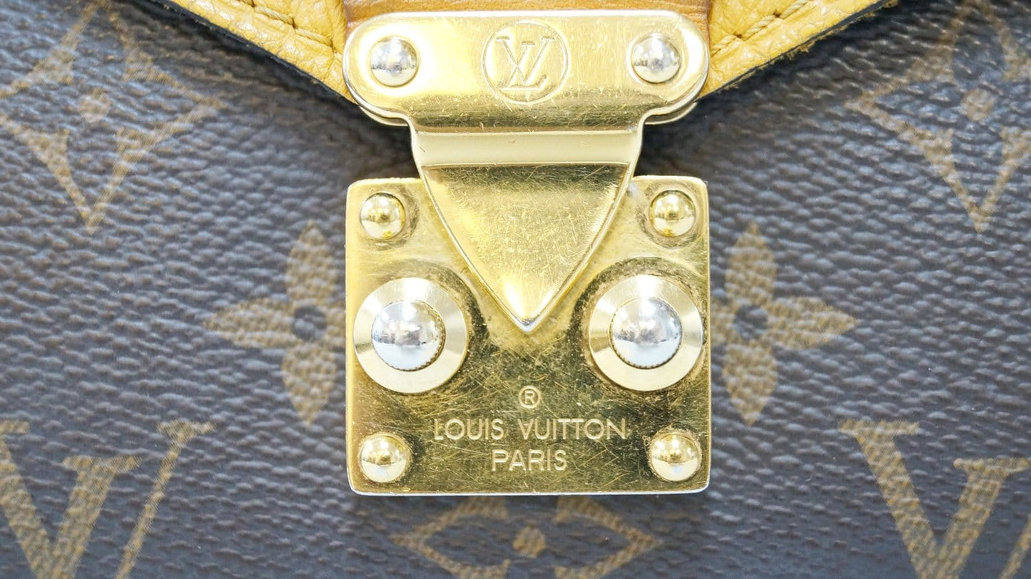 LOUIS VUITTON Monogram Canvas Pallas Chain Crossbody Bag