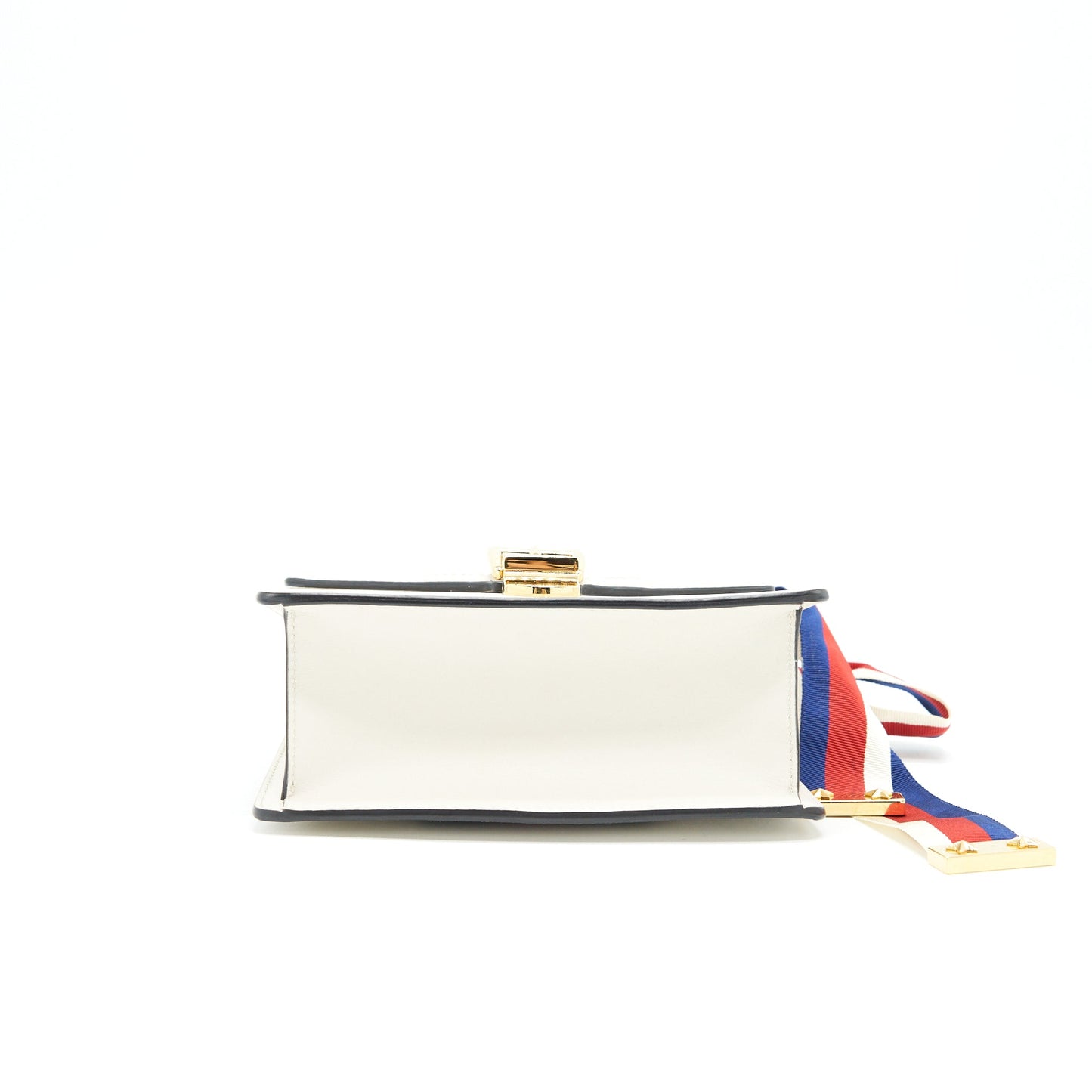 Gucci Mini Sylvie Crossbody Chain Purse White