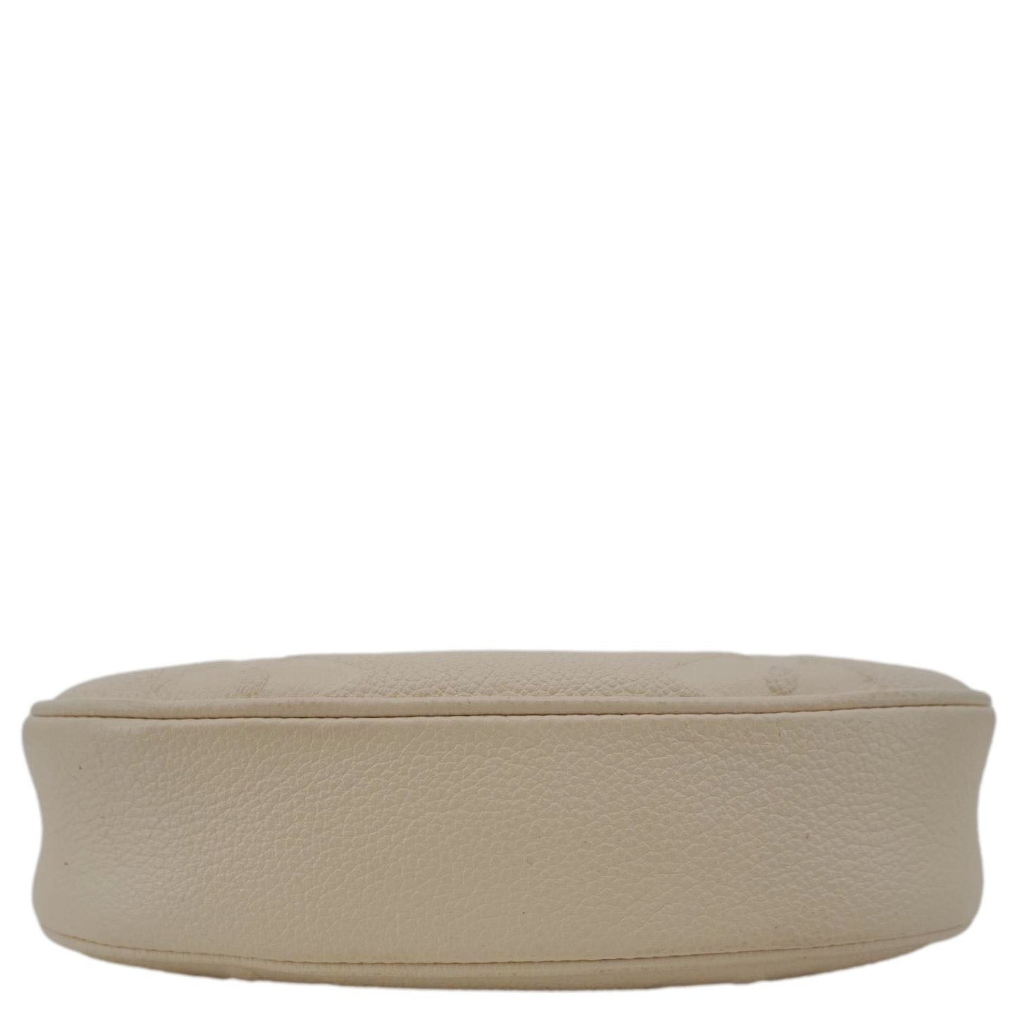 LOUIS VUITTON Moon Mini Monogram Empreinte Leather Hobo Bag Creme