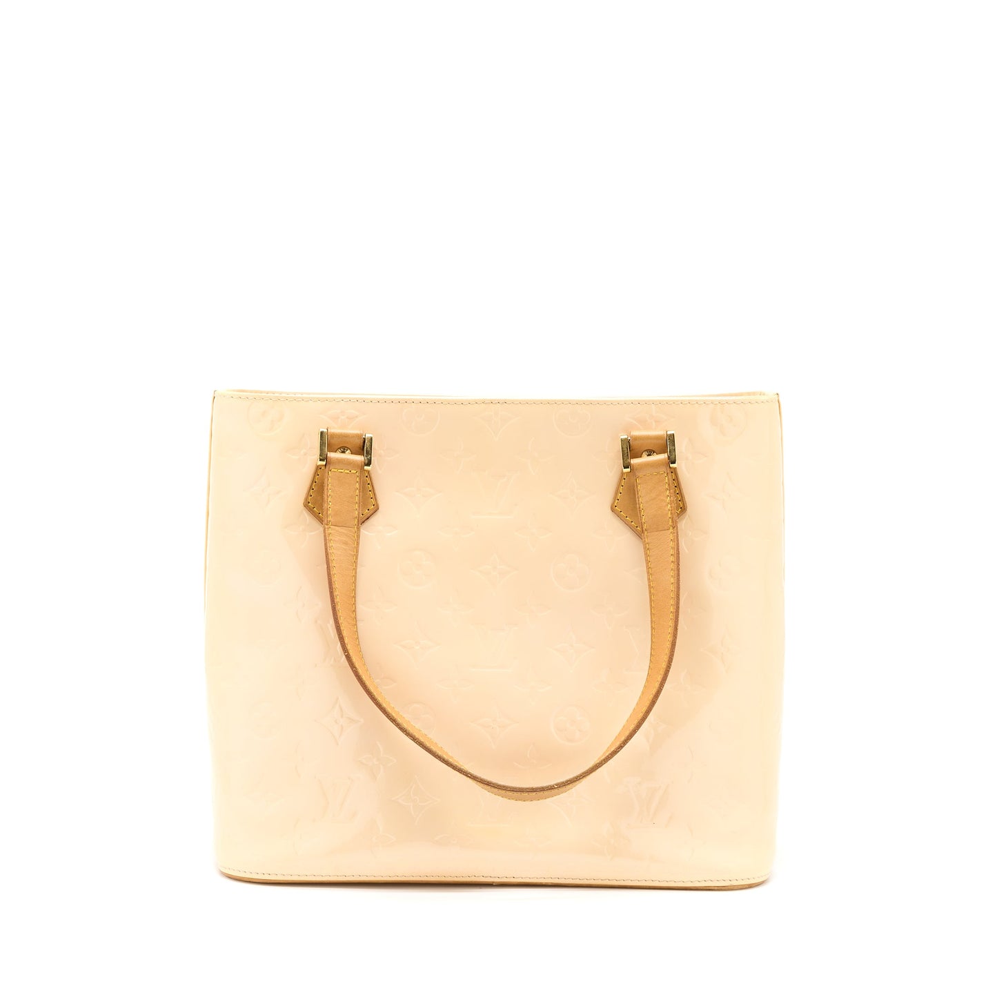 Louis Vuitton Vintage Huston Tote Vernis Beige