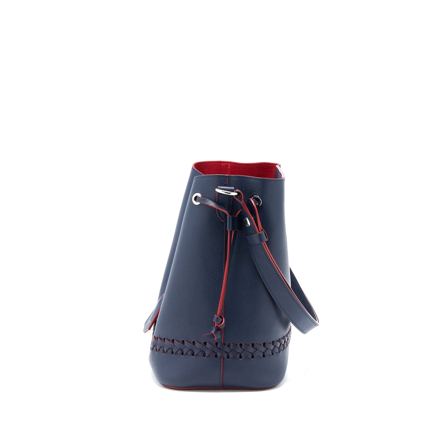 Louis Vuitton Lockme Bucket Purse Calfskin Dark Blue