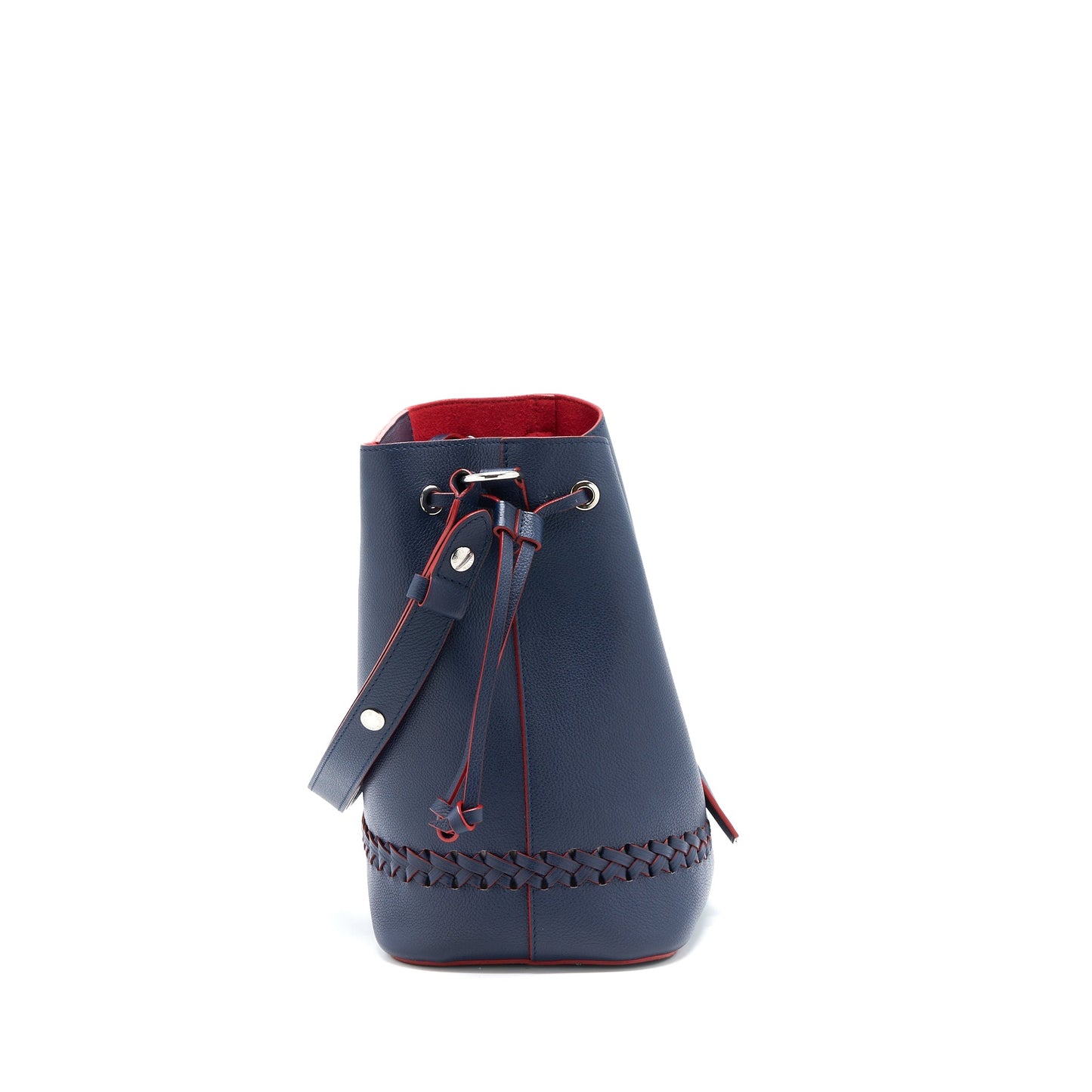 Louis Vuitton Lockme Bucket Purse Calfskin Dark Blue