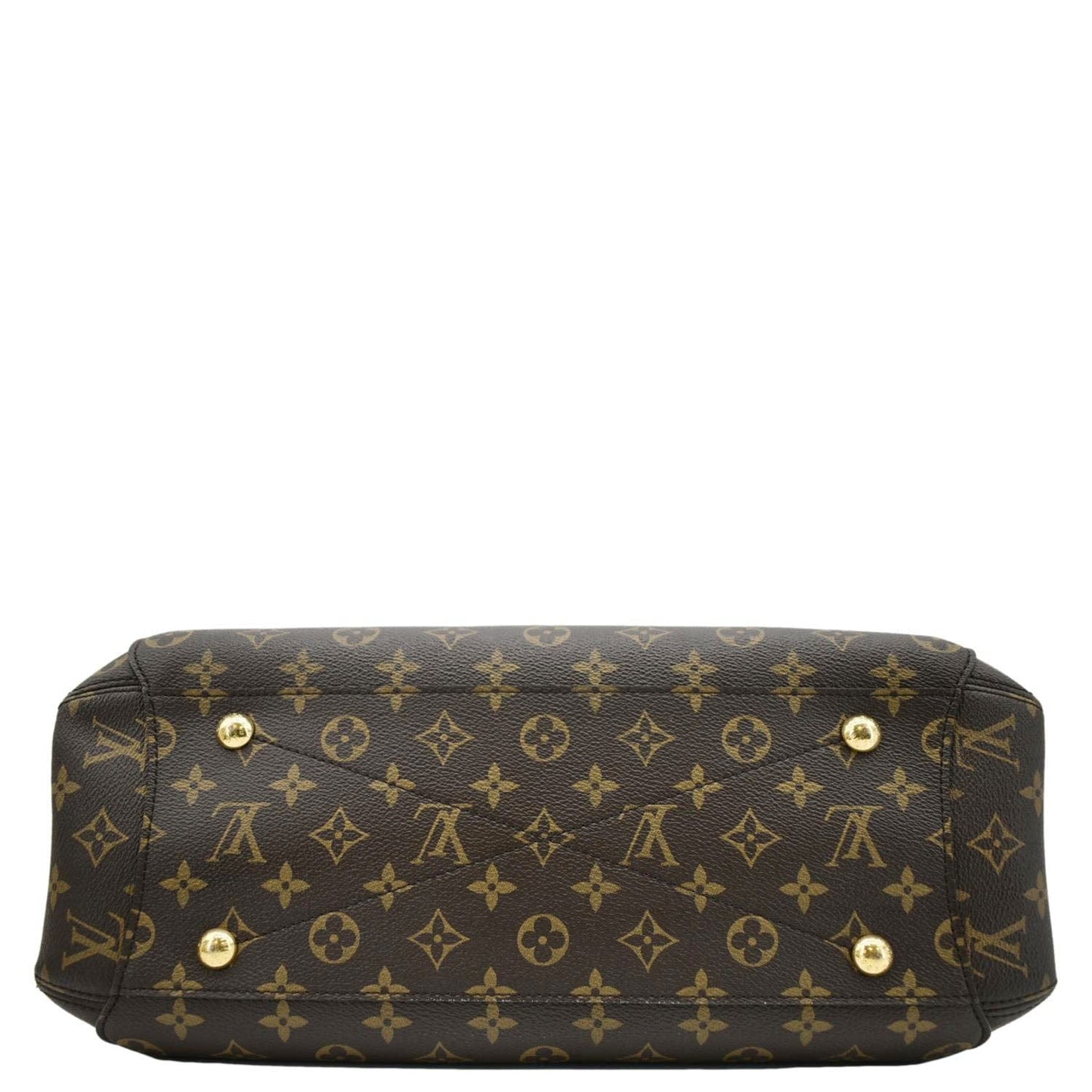 LOUIS VUITTON Montaigne GM Monogram Canvas Shoulder Bag Brown
