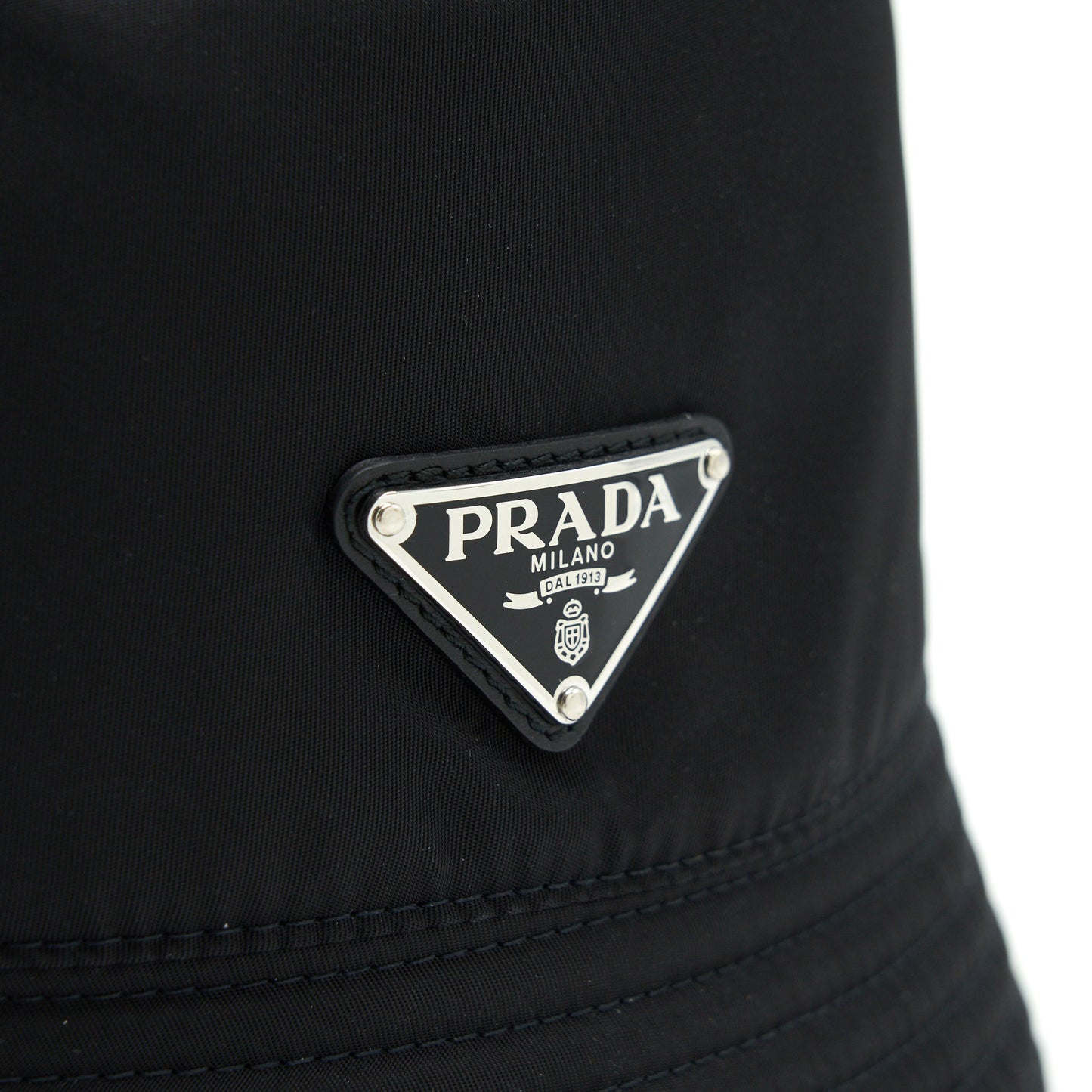 Prada Nylon and Denim Bucket Hat