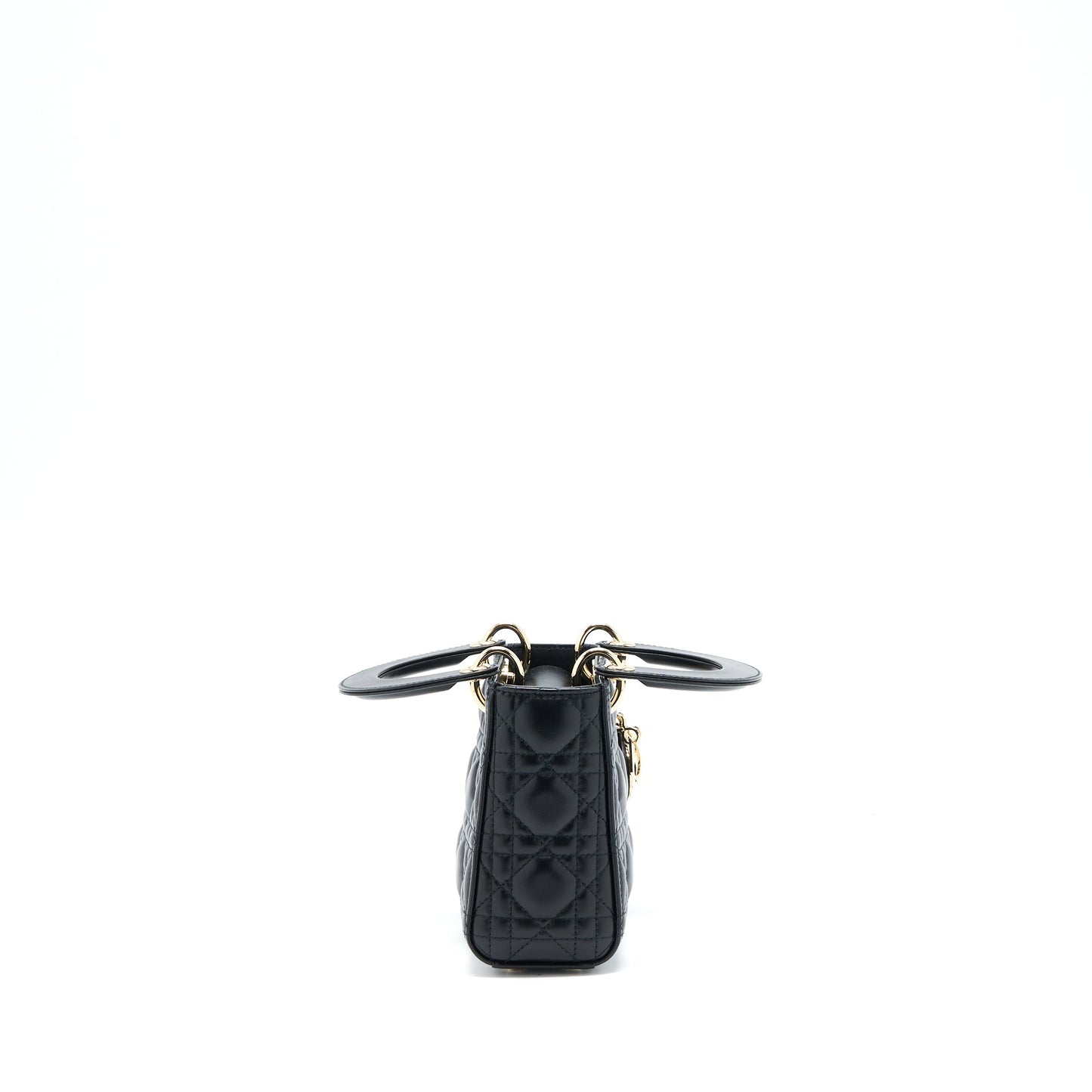 Dior Lady Dior Mini Lambskin Black