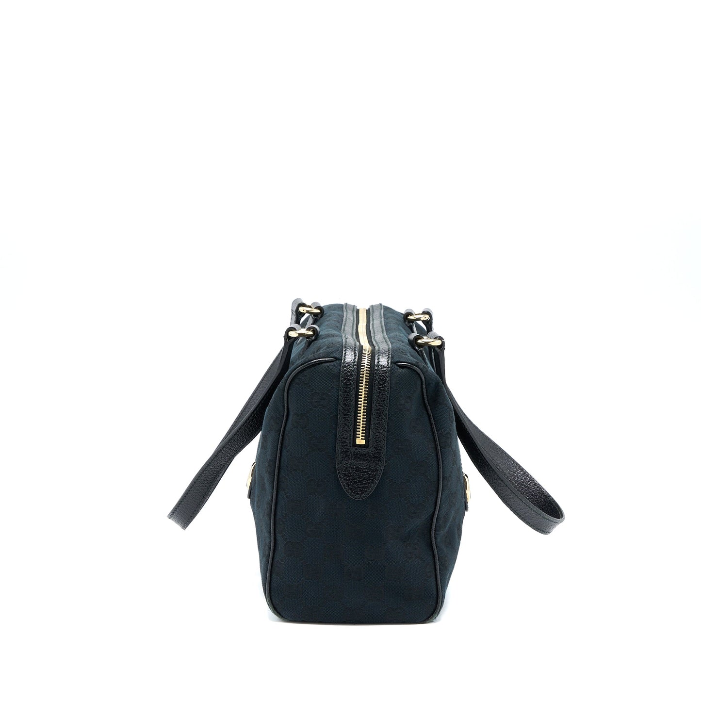 Gucci Boston Purse Supreme Fabric Black