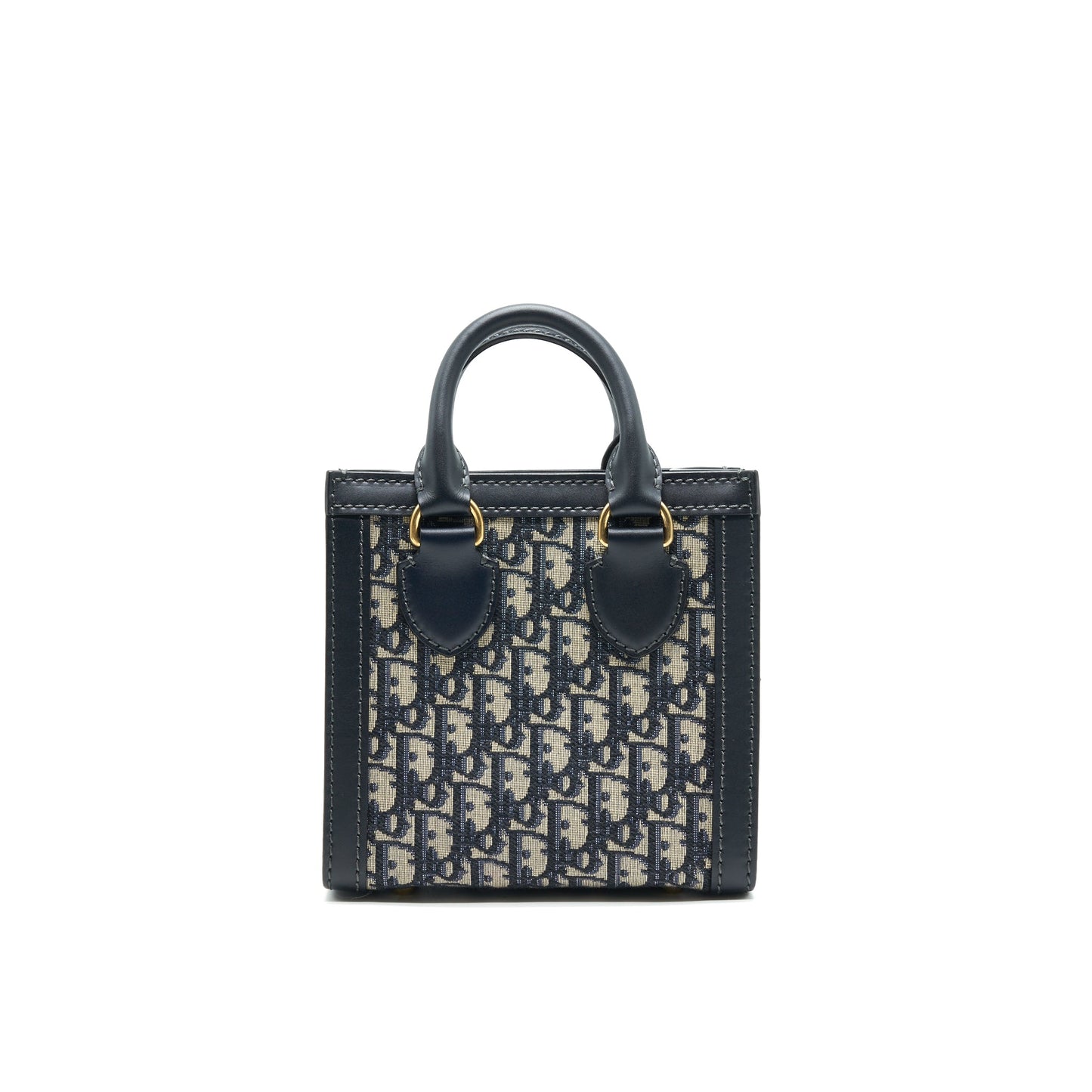 CHRISTIAN Mini Oblique Tote Purse