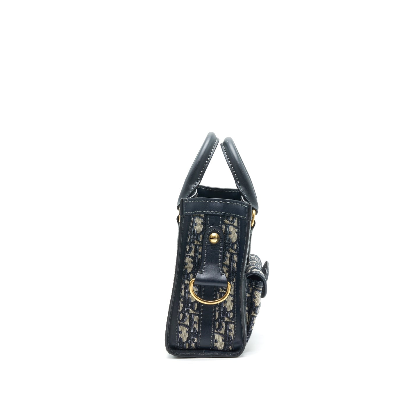 CHRISTIAN Mini Oblique Tote Purse