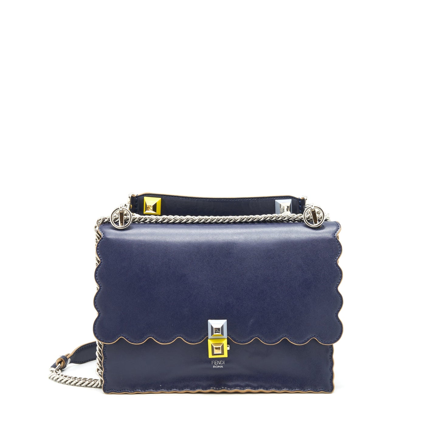 Fendi Kan I Purse Navy