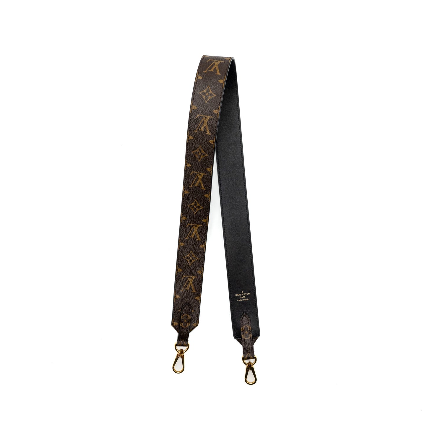 Louis Vuitton BandouliÃ¨re shoulder strap Monogram canvas / black