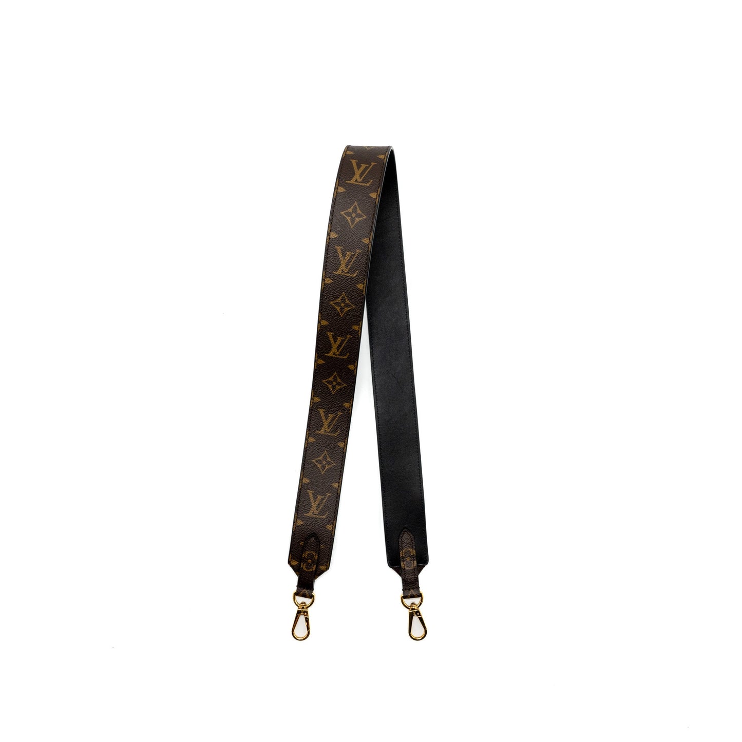 Louis Vuitton BandouliÃ¨re shoulder strap Monogram canvas / black