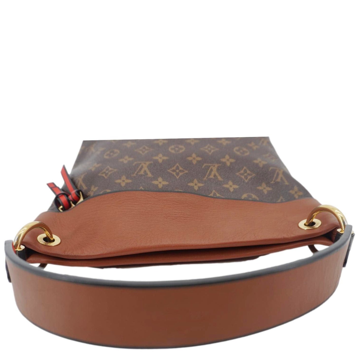 LOUIS VUITTON Tuileries Besace Monogram Canvas Shoulder Bag Brown