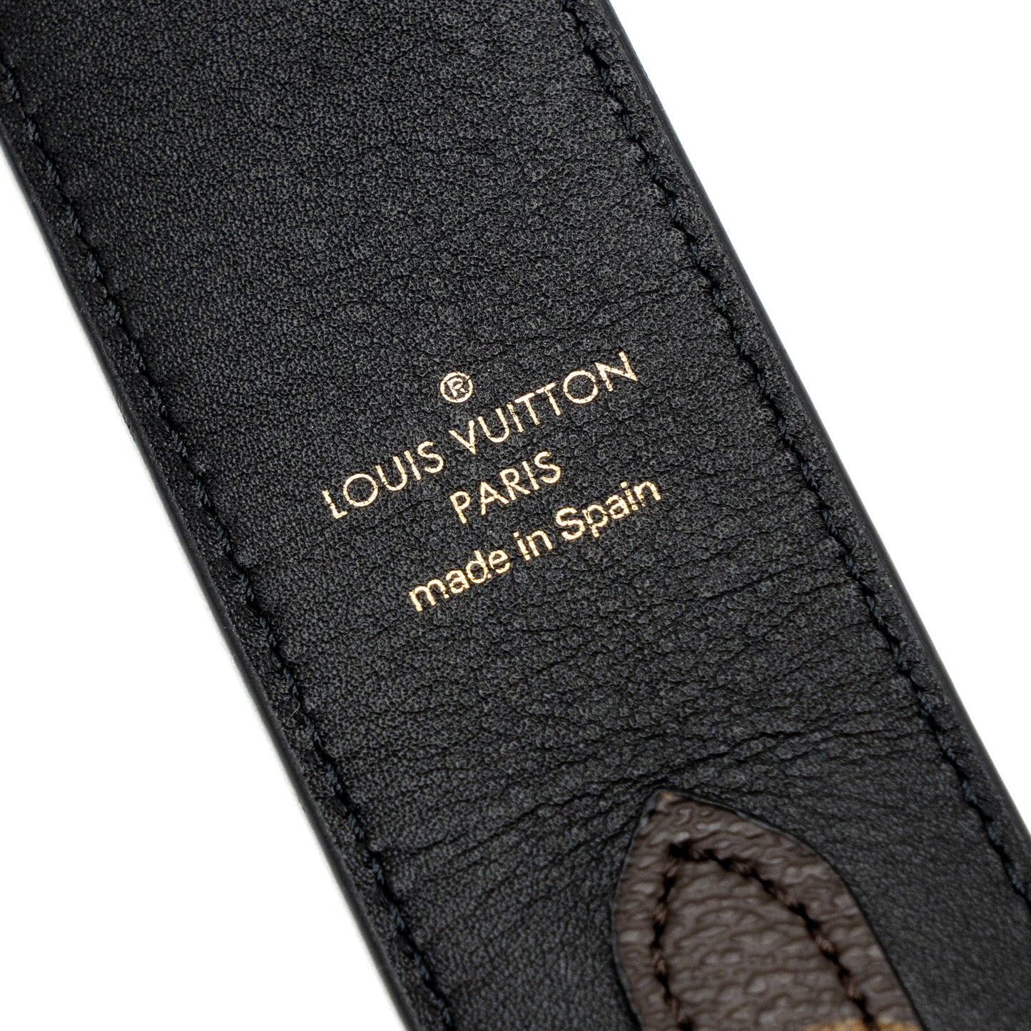 Louis Vuitton BandouliÃ¨re shoulder strap Monogram canvas / black