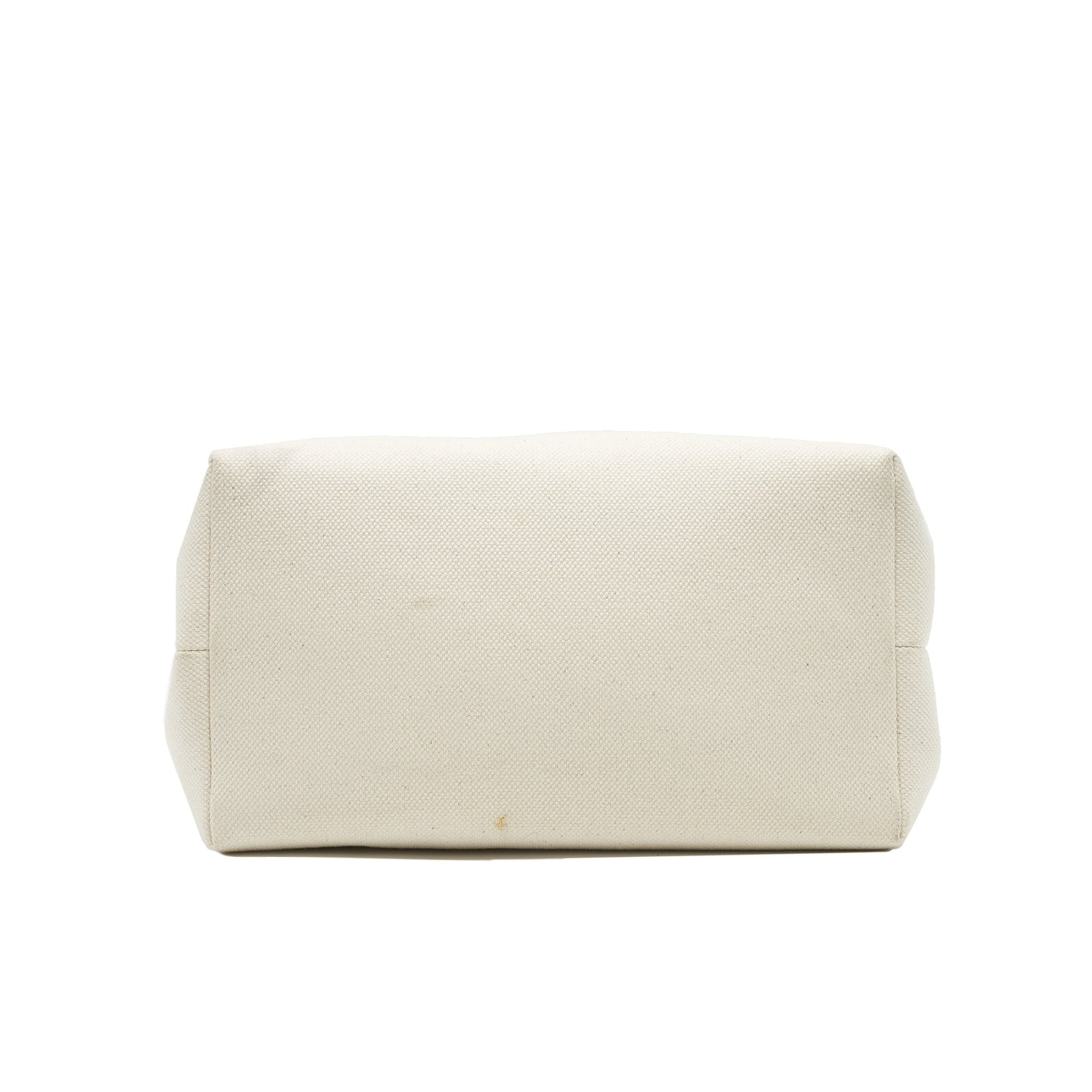 CELINE HORIZONTAL CABAS CELINE IN CANVAS WITH CELINE PRINT AND CALFSKIN NATURAL / TAN