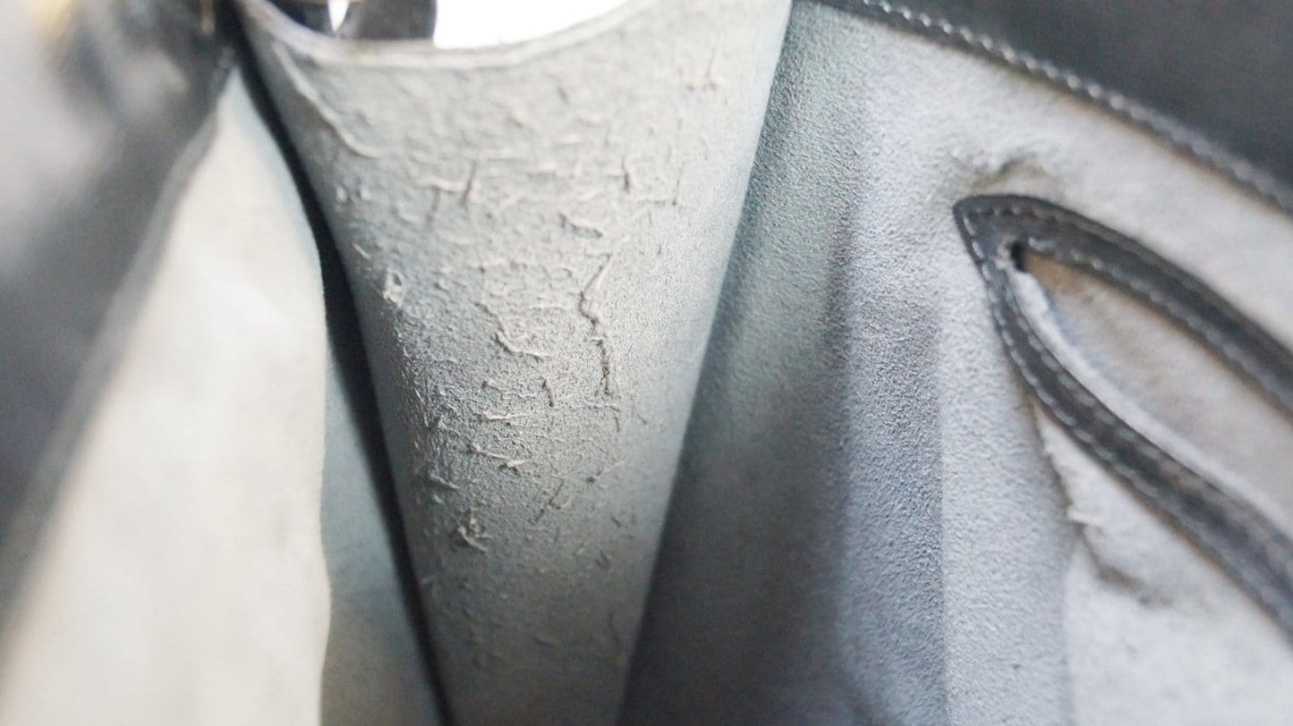 LOUIS VUITTON Epi Leather Black Cluny Shoulder Bag