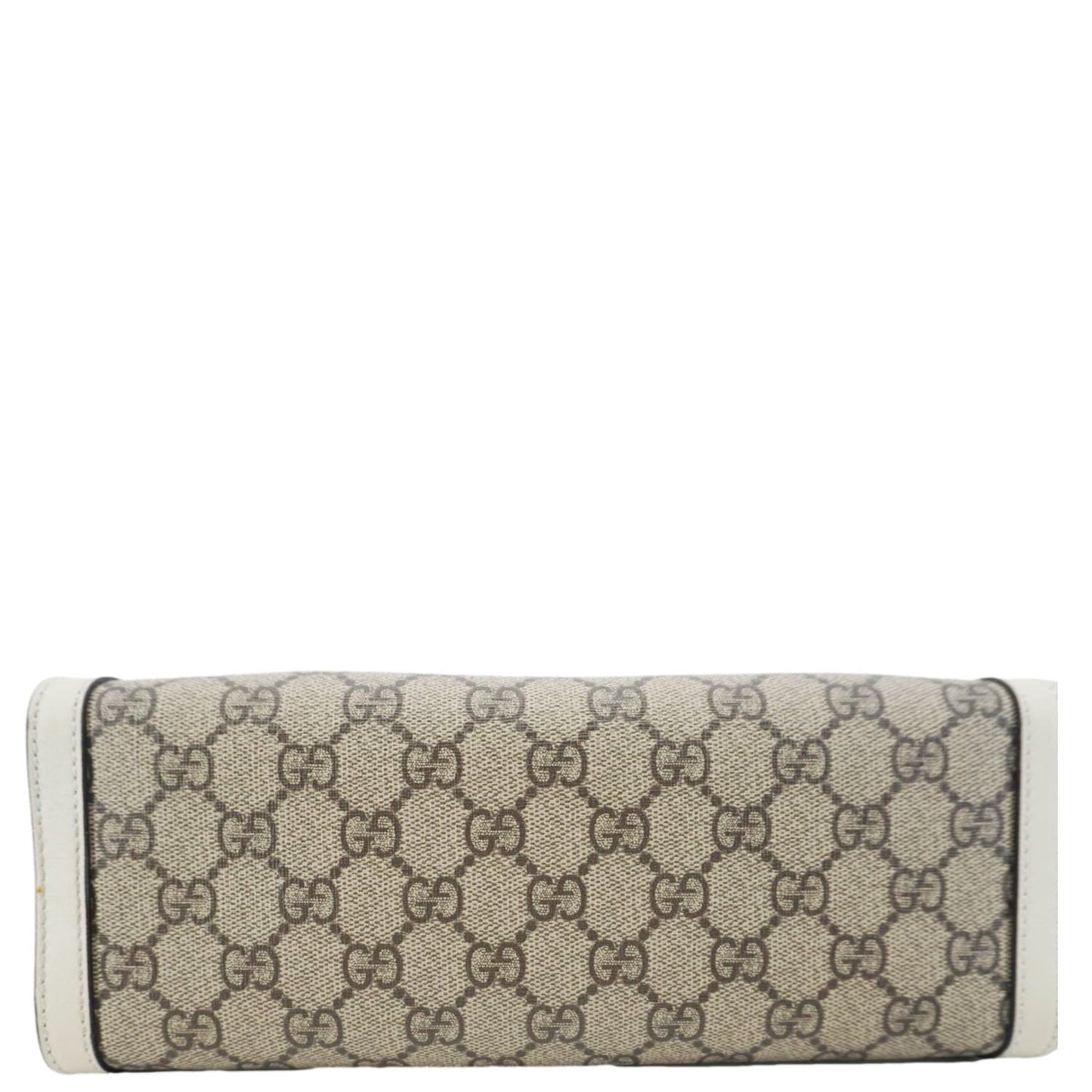 GUCCI Padlock Medium GG Supreme Canvas Tote Bag Beige 498156