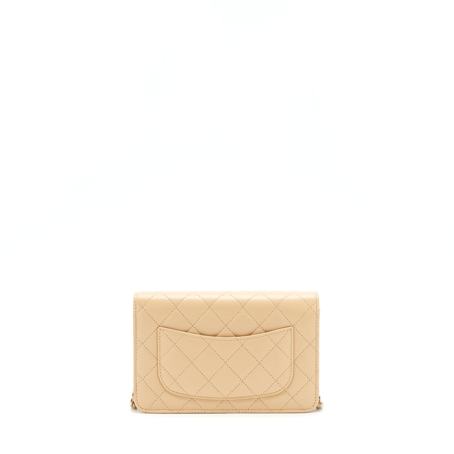 Chanel Classic Wallet On Chain Lambskin Beige LGHWï¼Microchipï¼