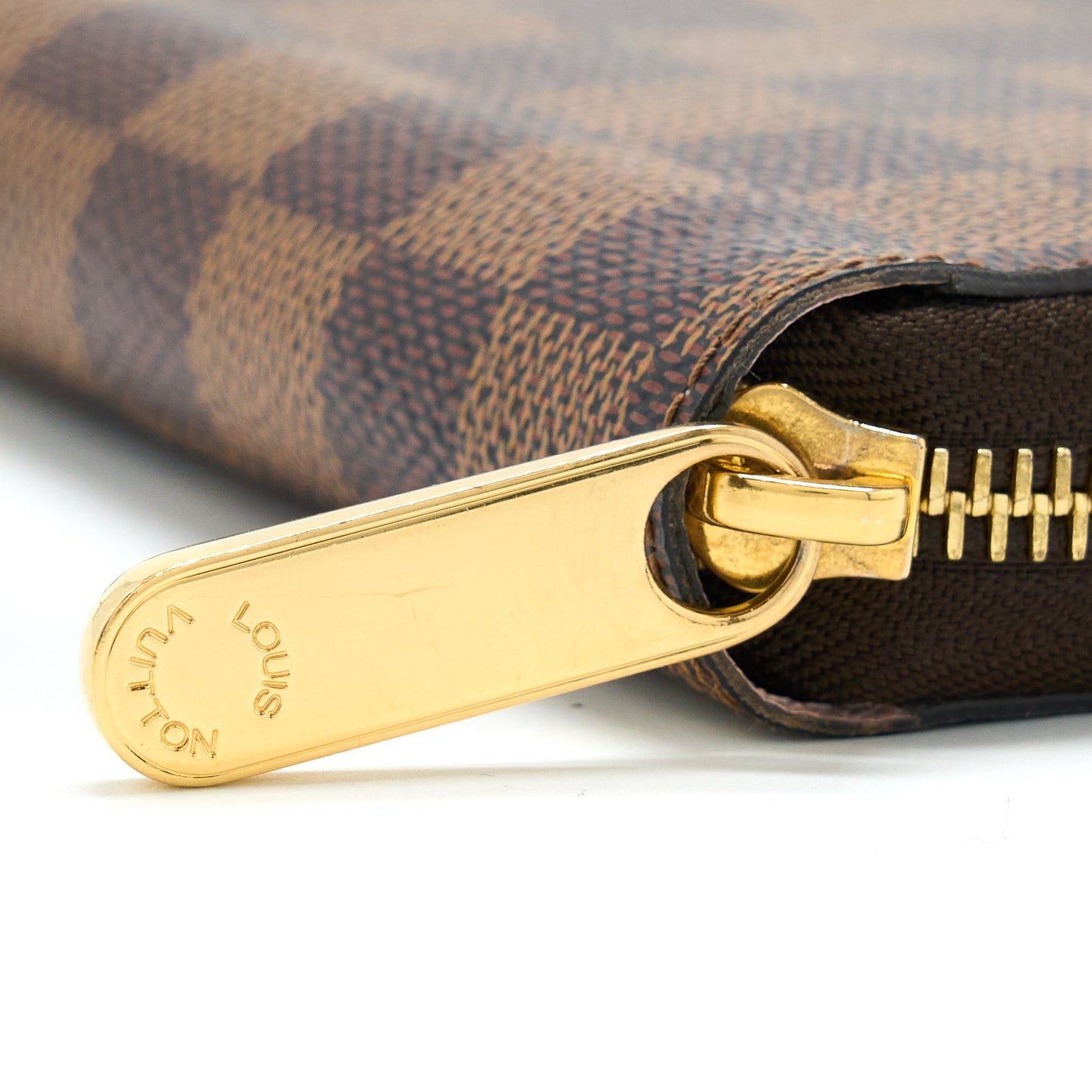 Louis Vuitton Zippy Wallet Damier Ebene Canvas/ Rose Ballerine