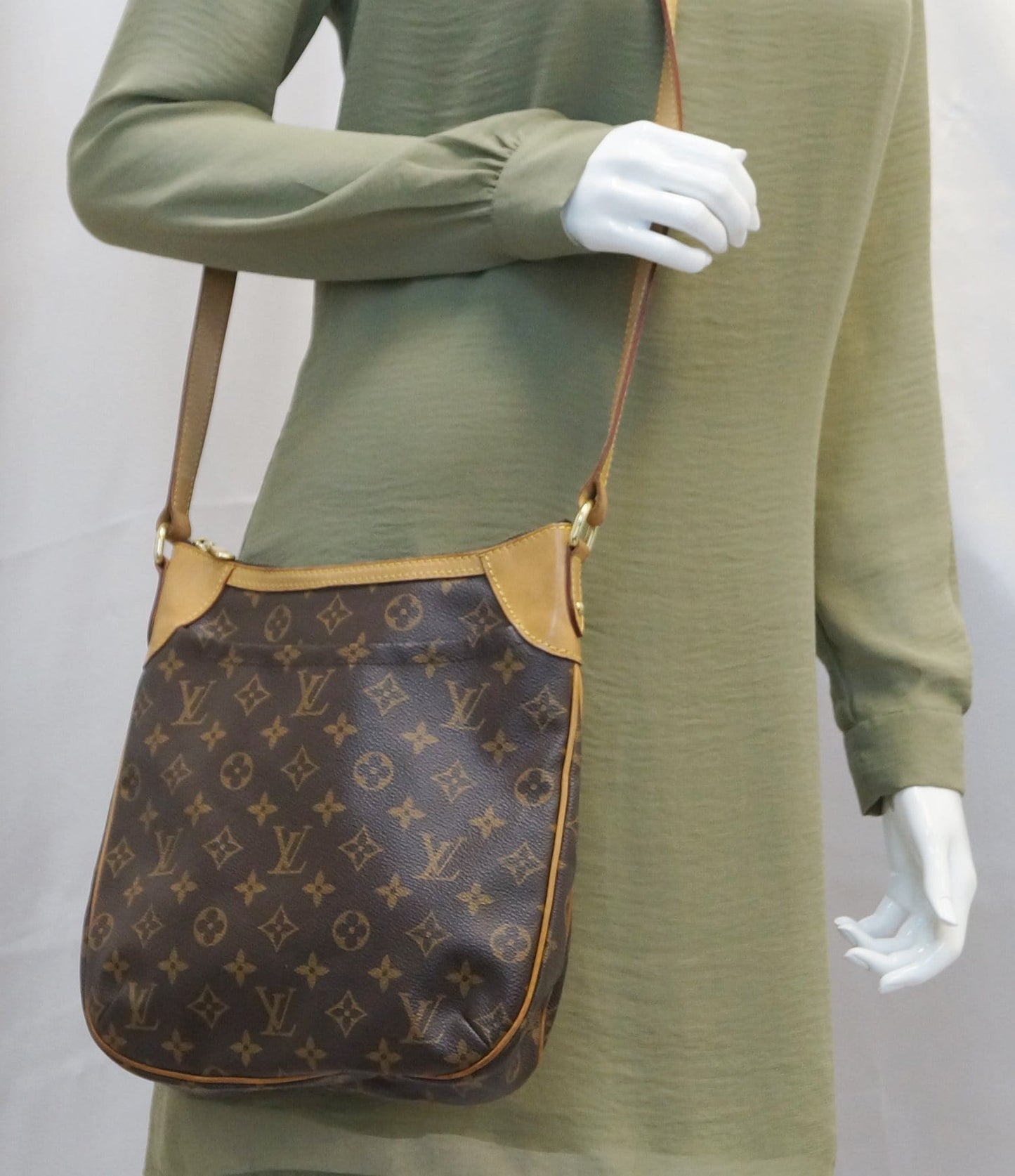 LOUIS VUITTON Monogram Canvas Odeon PM Shoulder Bag