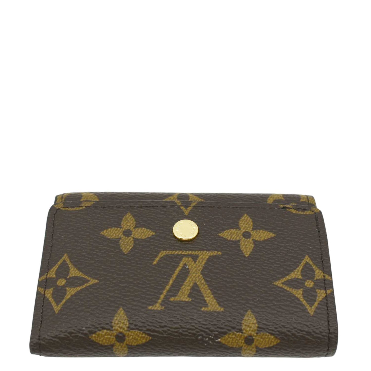 LOUIS VUITTON Trifold  Monogram Canvas Wallet Brown