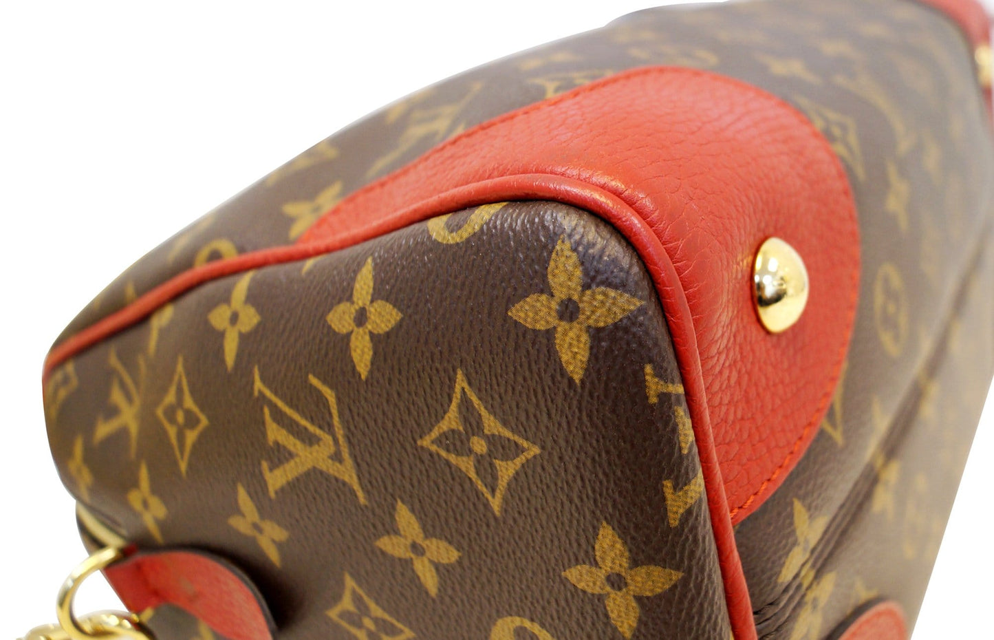 LOUIS VUITTON Monogram Retiro NM Coquelicot Shoulder Bag