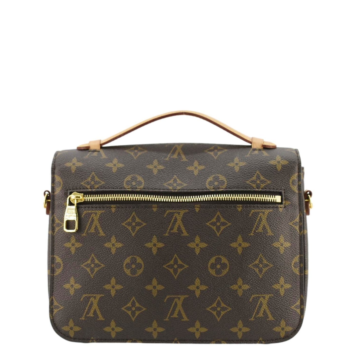 LOUIS VUITTON Metis Pochette Monogram Canvas Crossbody Bag Brown
