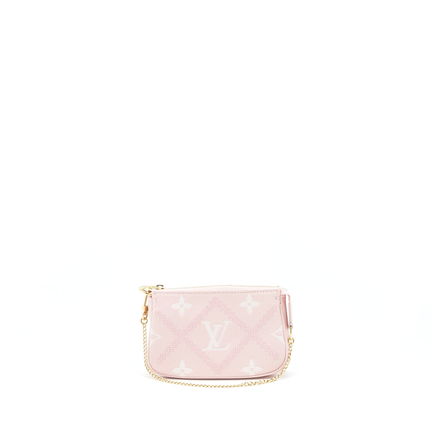 Louis Vuitton Mini Pochette Monogram Empreinte Pink