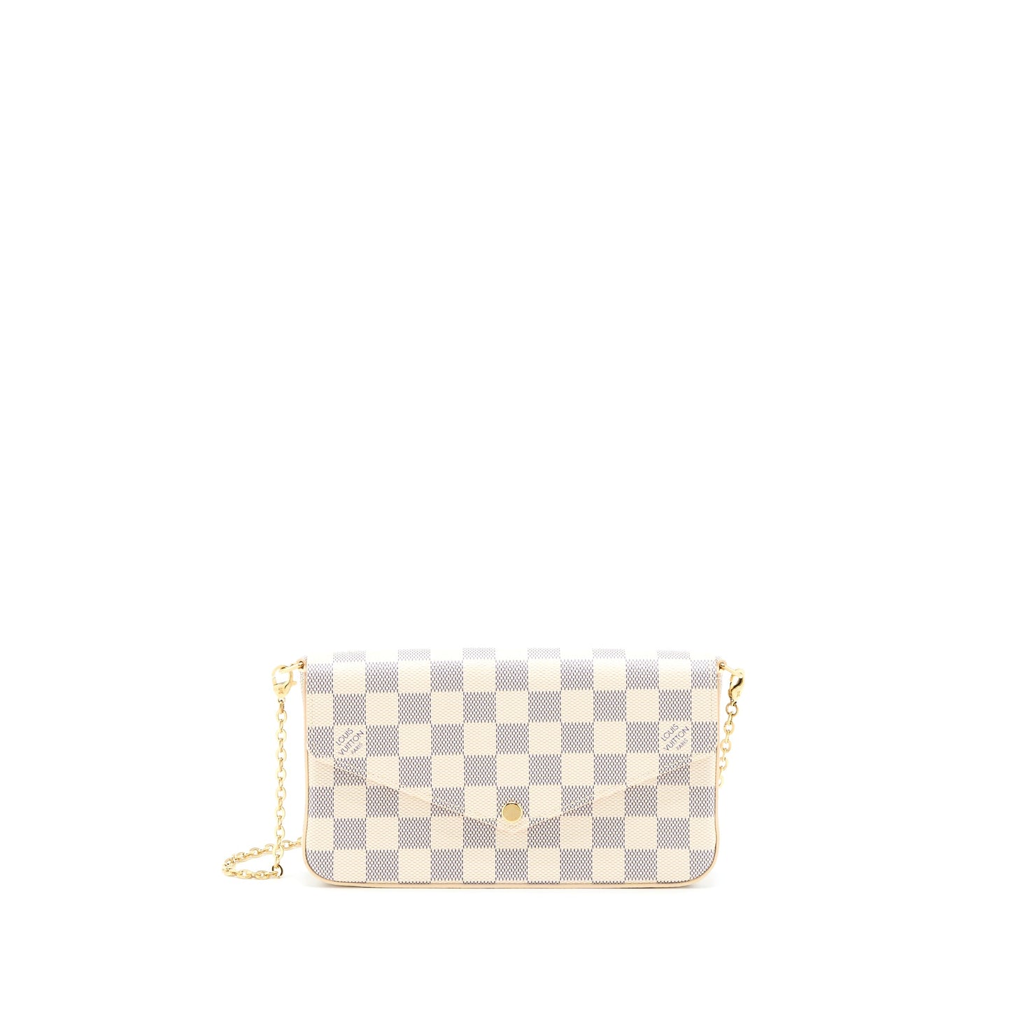 Louis Vuitton Felicie Pochette Damier Azur Canvas