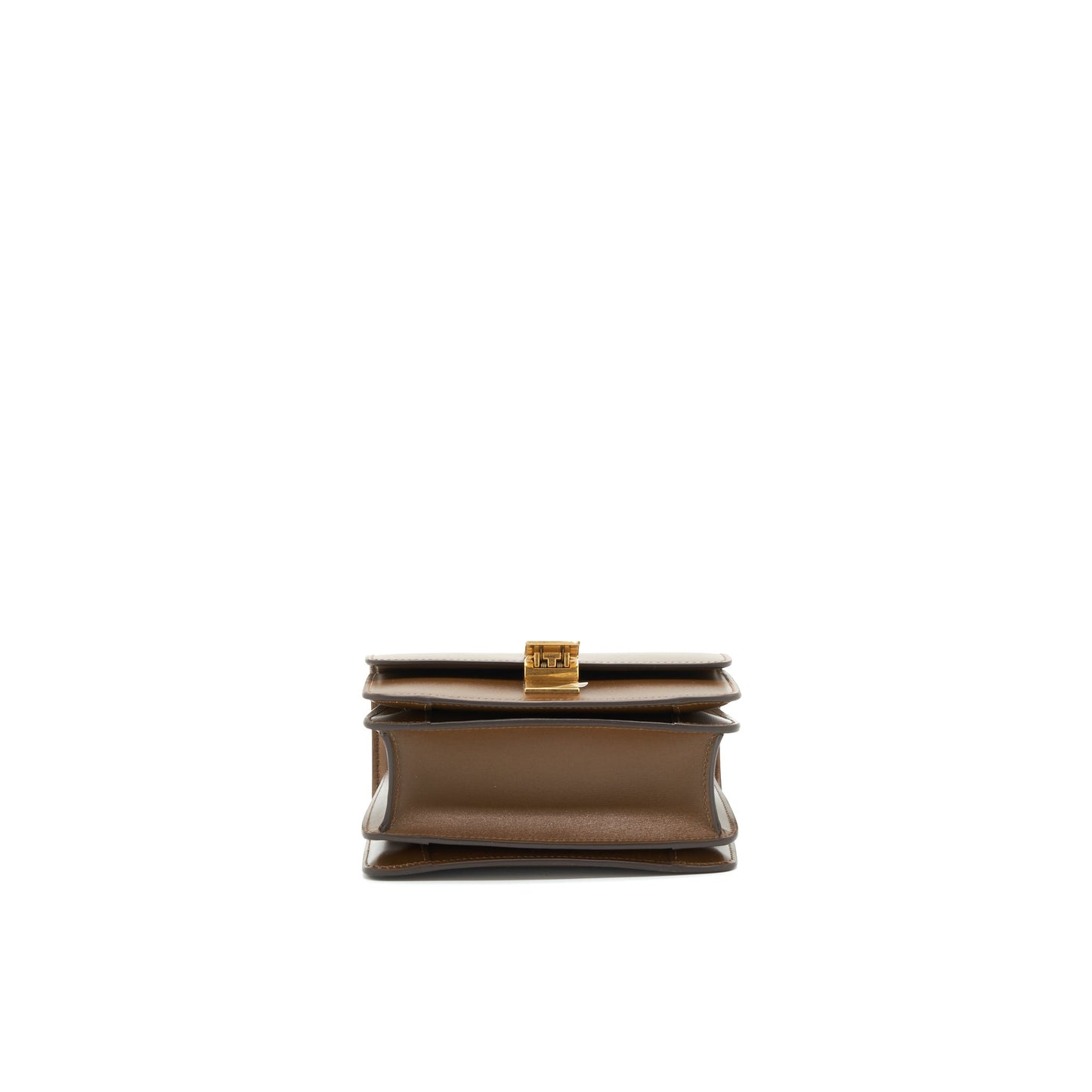 Celine Small Classic Box Purse camel