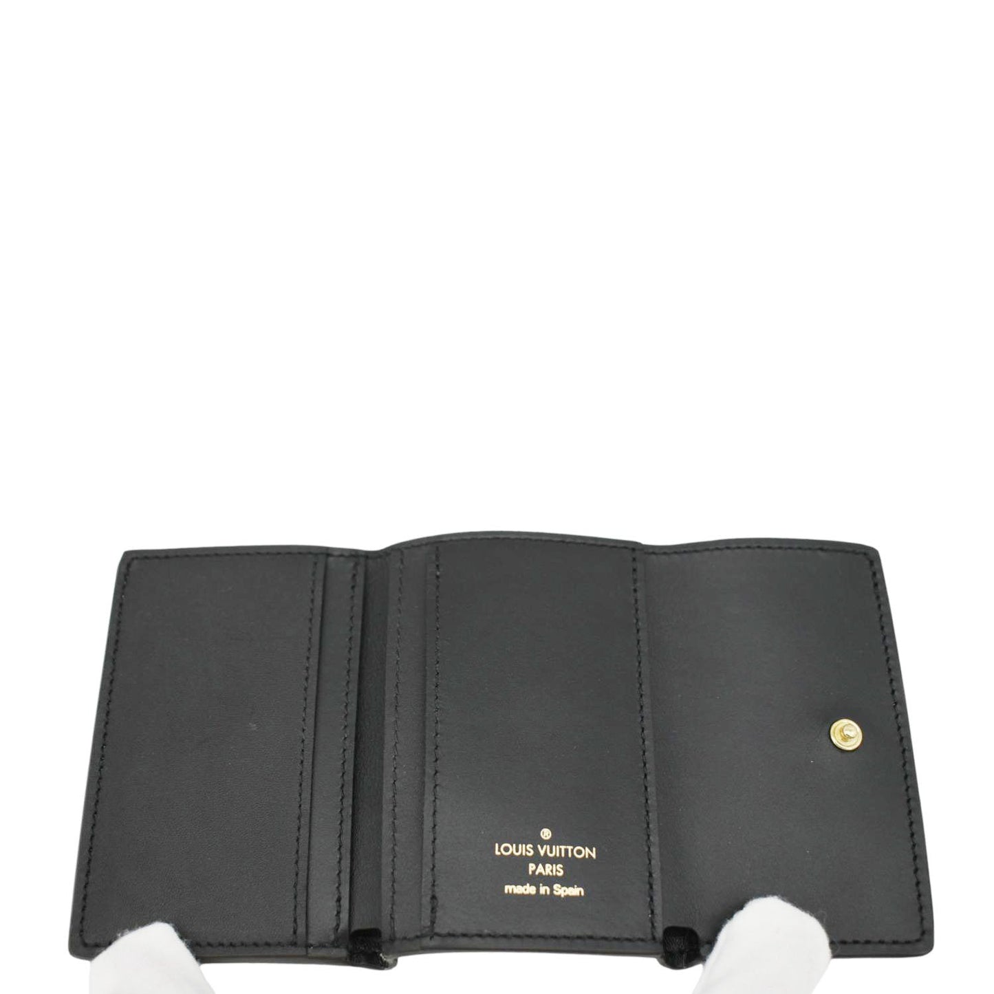 LOUIS VUITTON Trifold  Monogram Canvas Wallet Brown