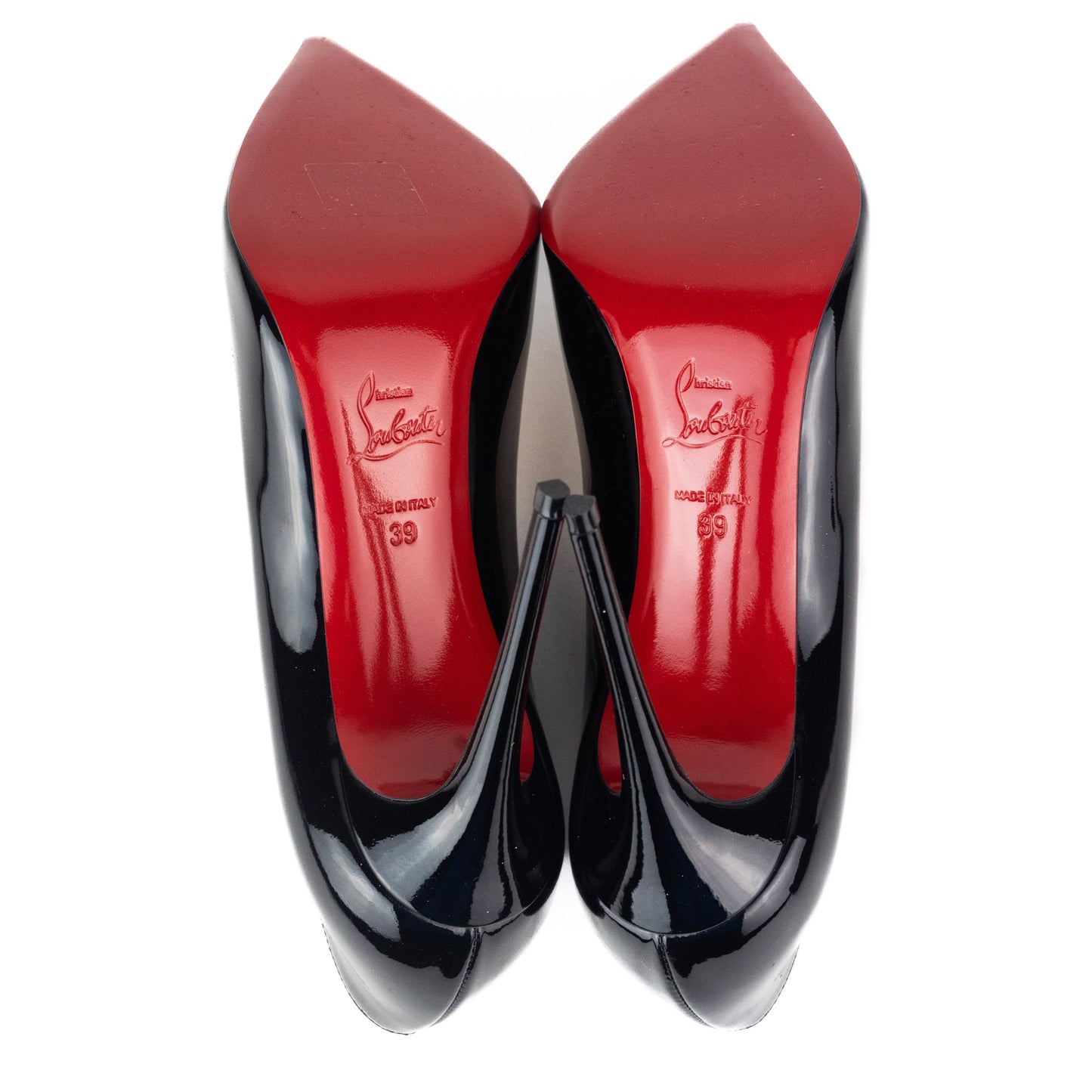 Christian Louboutin Patent Hot Chic in Black