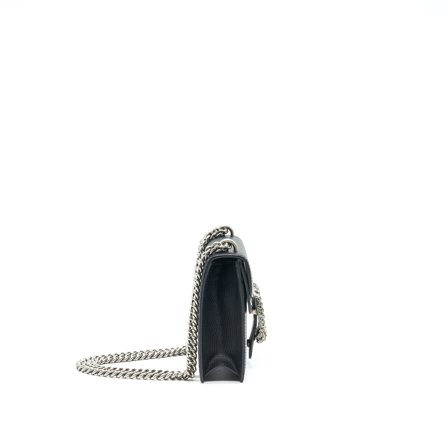 Gucci Black Leather Dionysus Mini Purse with