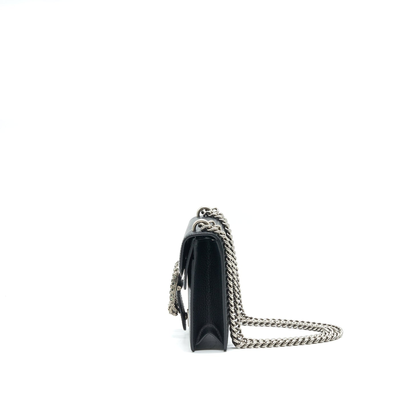 Gucci Black Leather Dionysus Mini Purse with