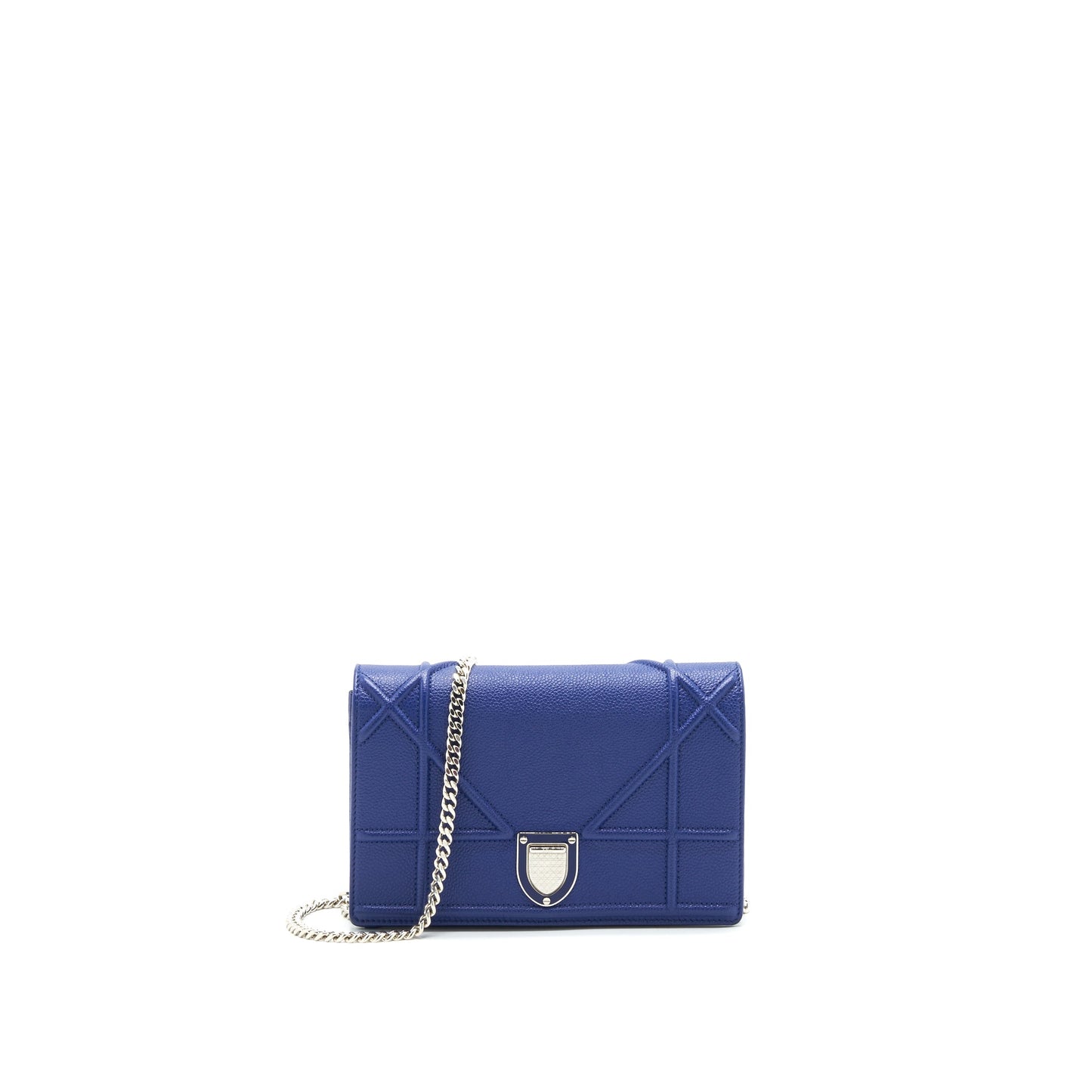 Dior Diorama Wallet on Chain Blue with