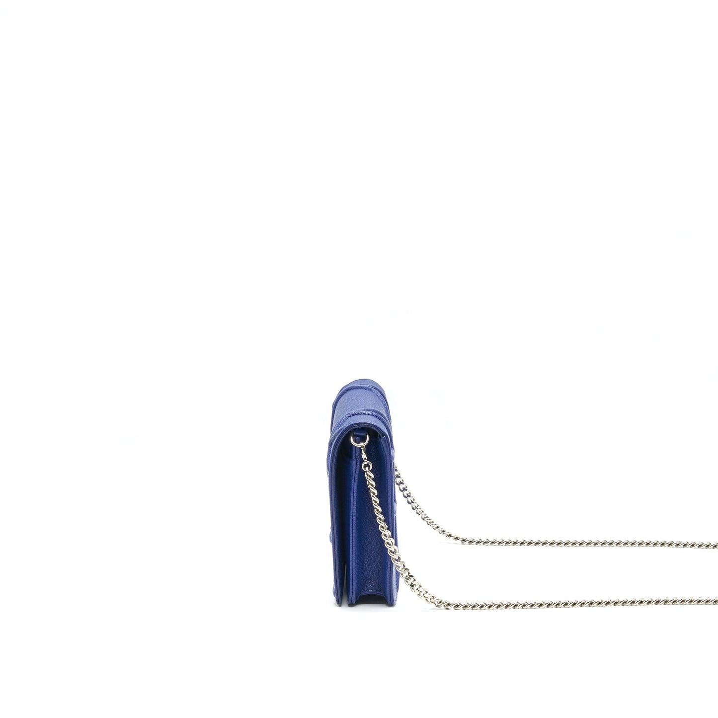 Dior Diorama Wallet on Chain Blue with
