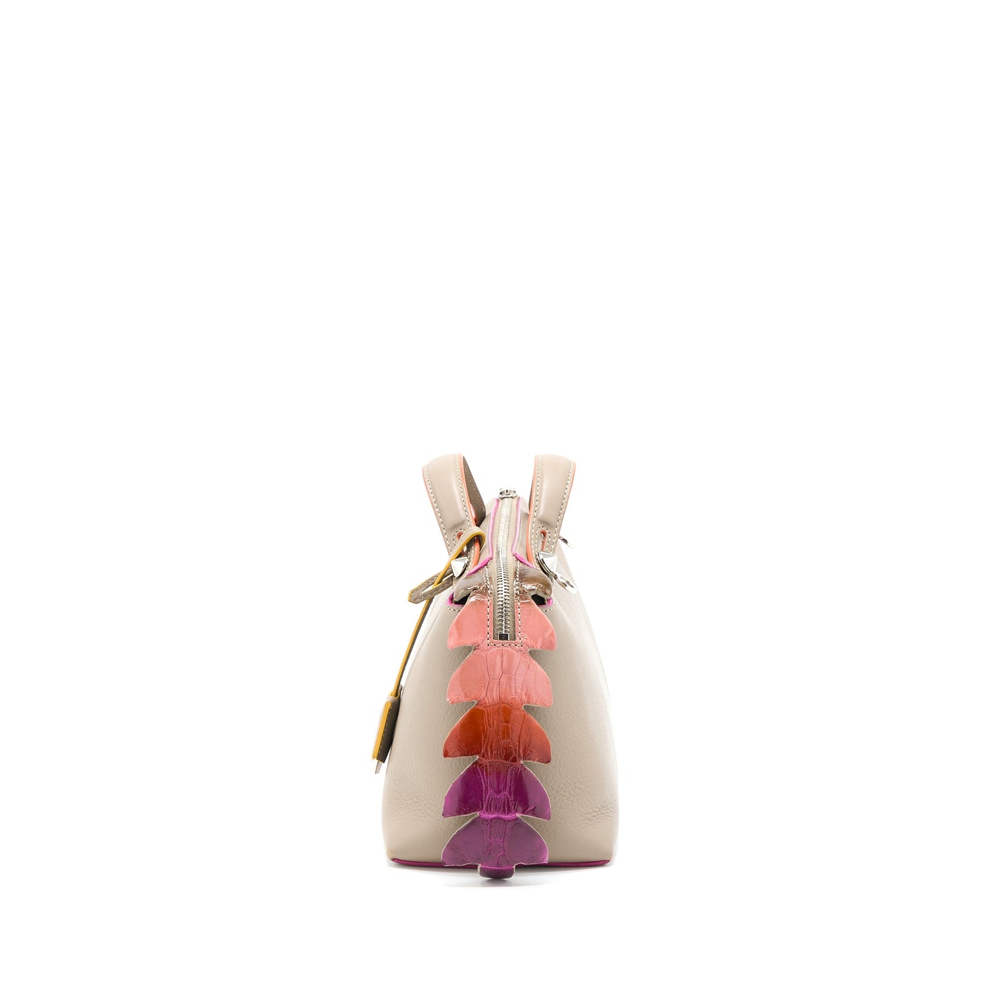 Fendi By The Way Purse Mutilcolour Tail Calfskin Beige