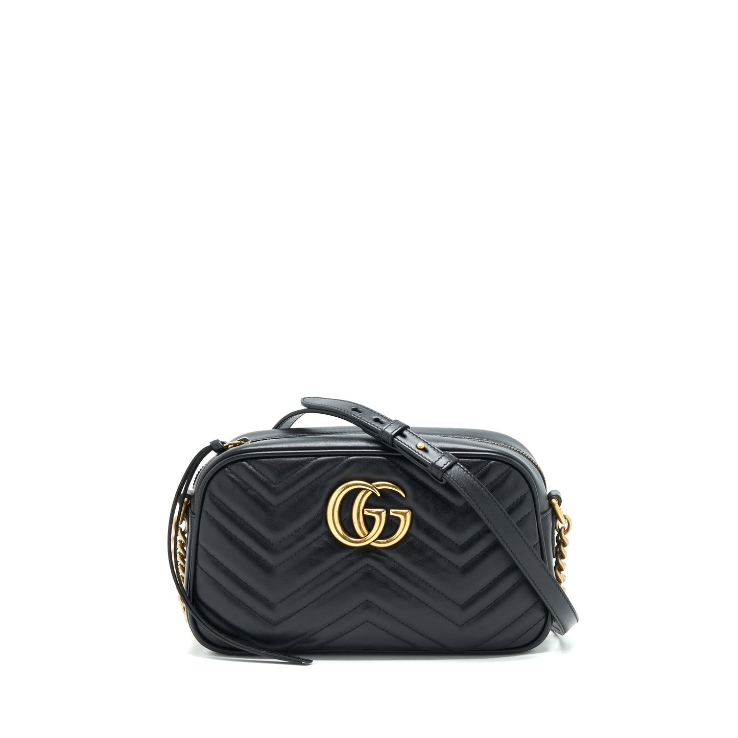 Gucci Marmont Small Camera Purse Black