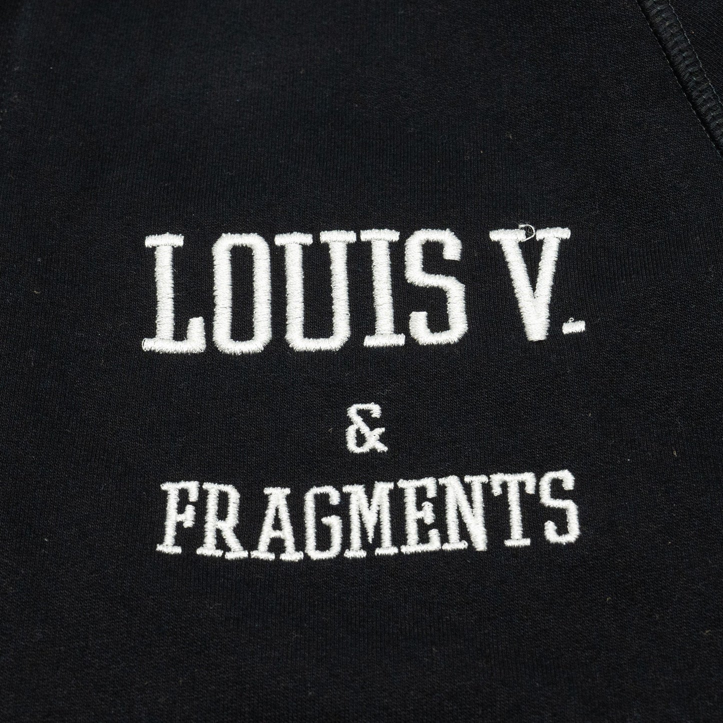 LOUIS VUITTON X FRAGMENTS Size M Menâs Track Jacket Cotton Black