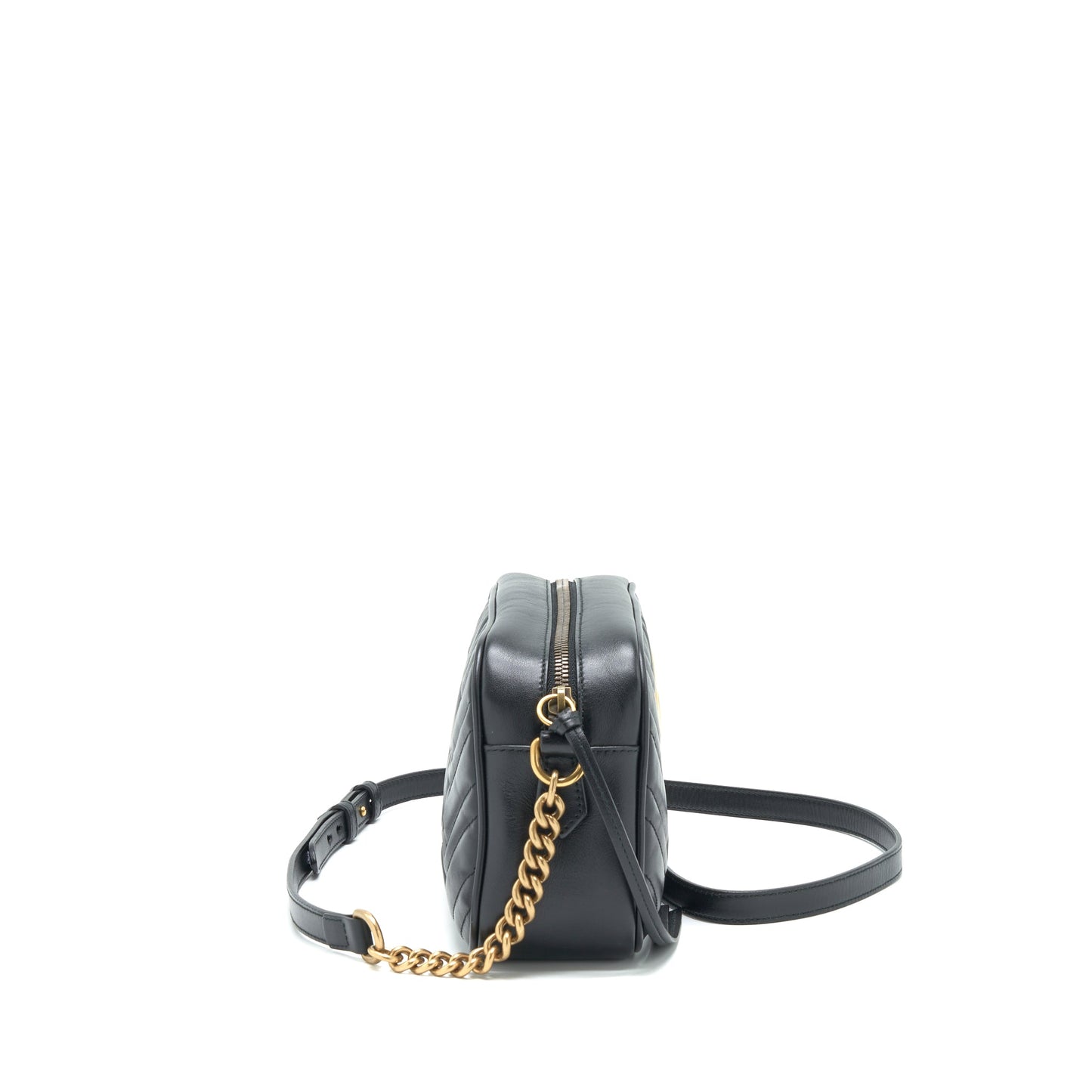 Gucci Marmont Small Camera Purse Black