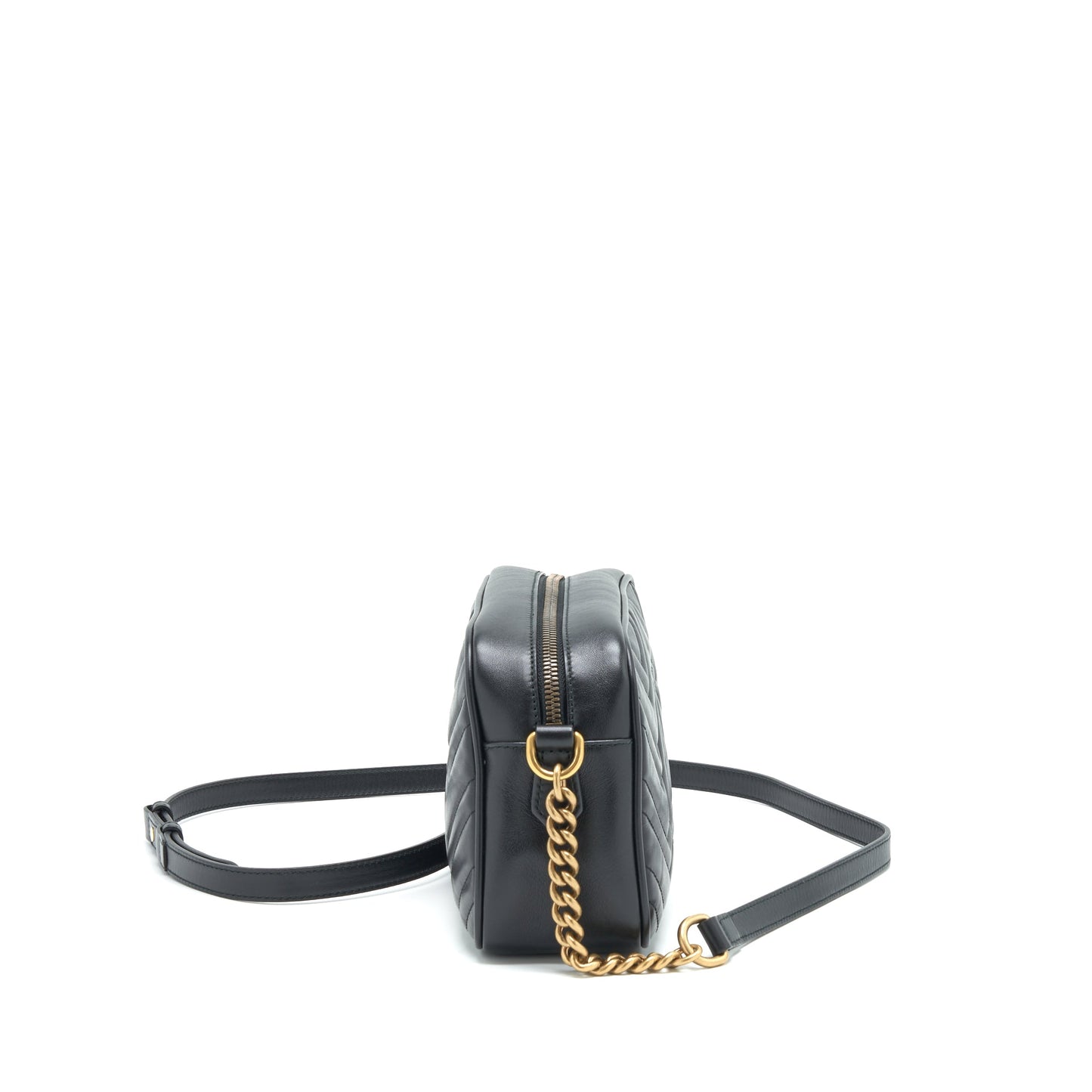 Gucci Marmont Small Camera Purse Black