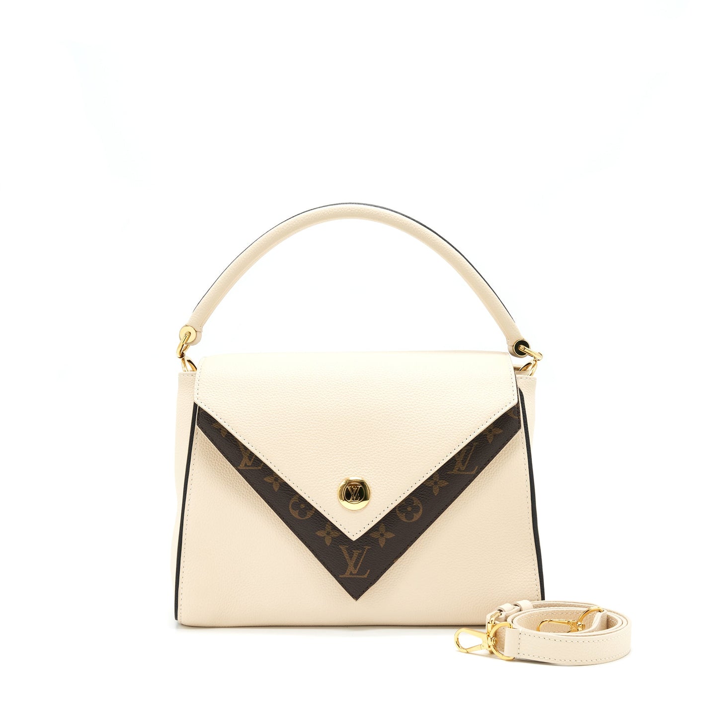 Louis Vuitton Double V Purse creme