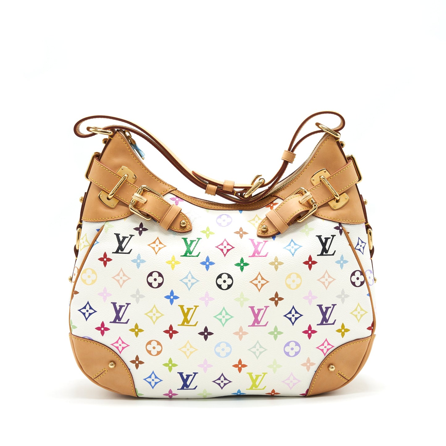 Louis Vuitton Greta Purse Monogram White Multicolor