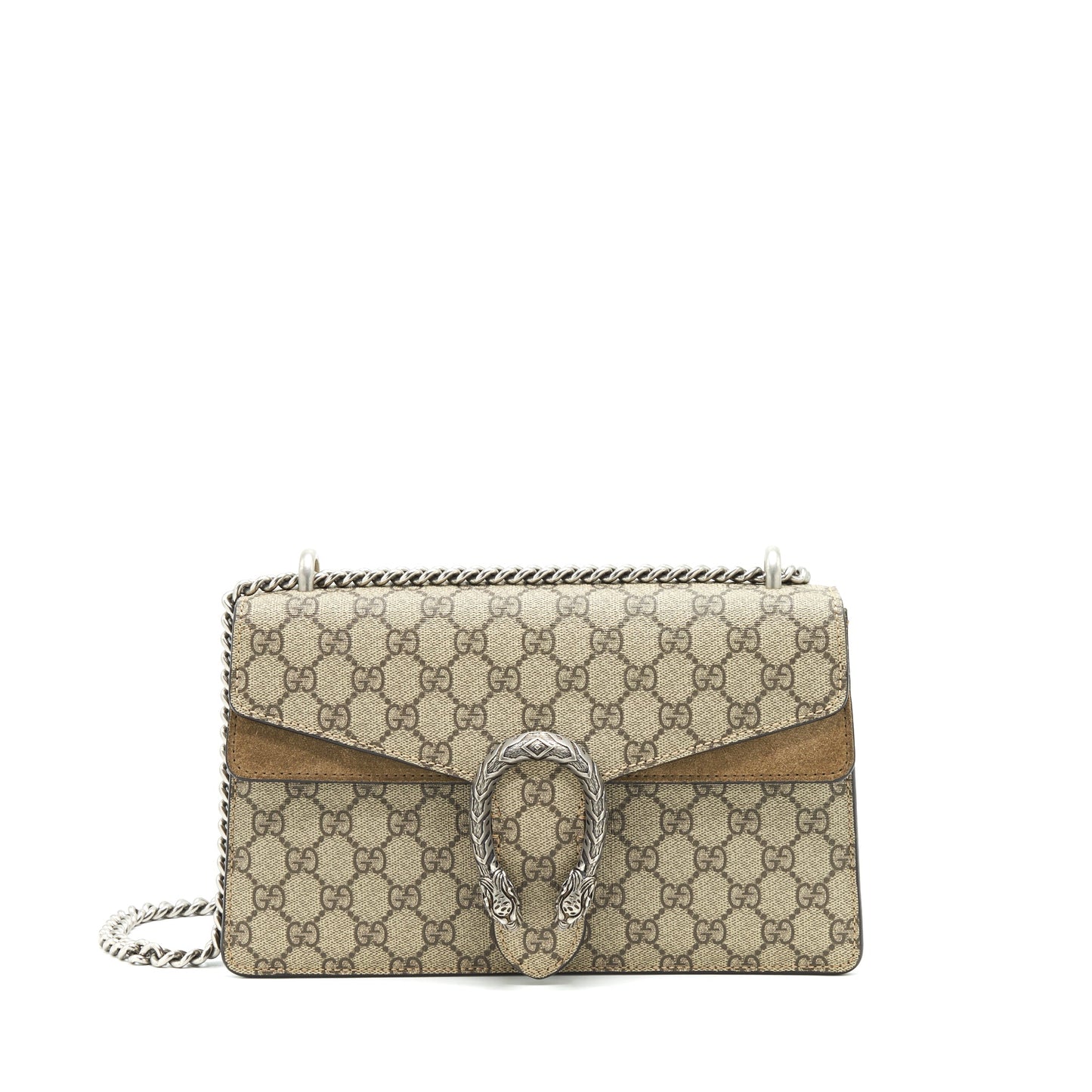 Gucci Small Dionysus Purse Supreme Canvas / Beige