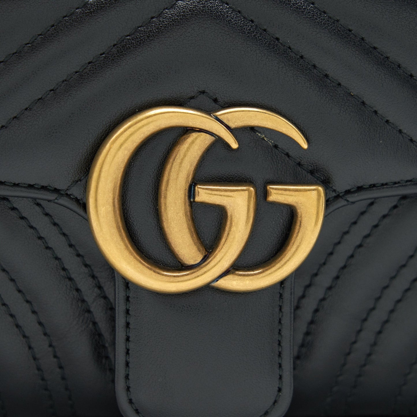 GUCCI GG MINI MARMONT BLACK