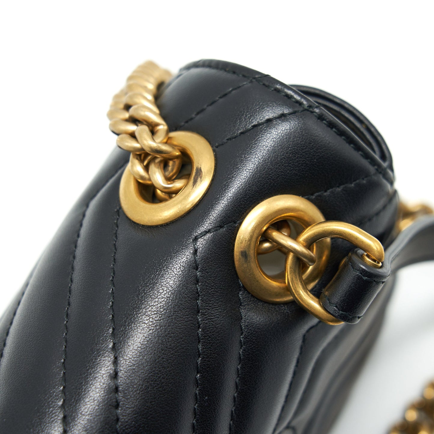 GUCCI GG MINI MARMONT BLACK