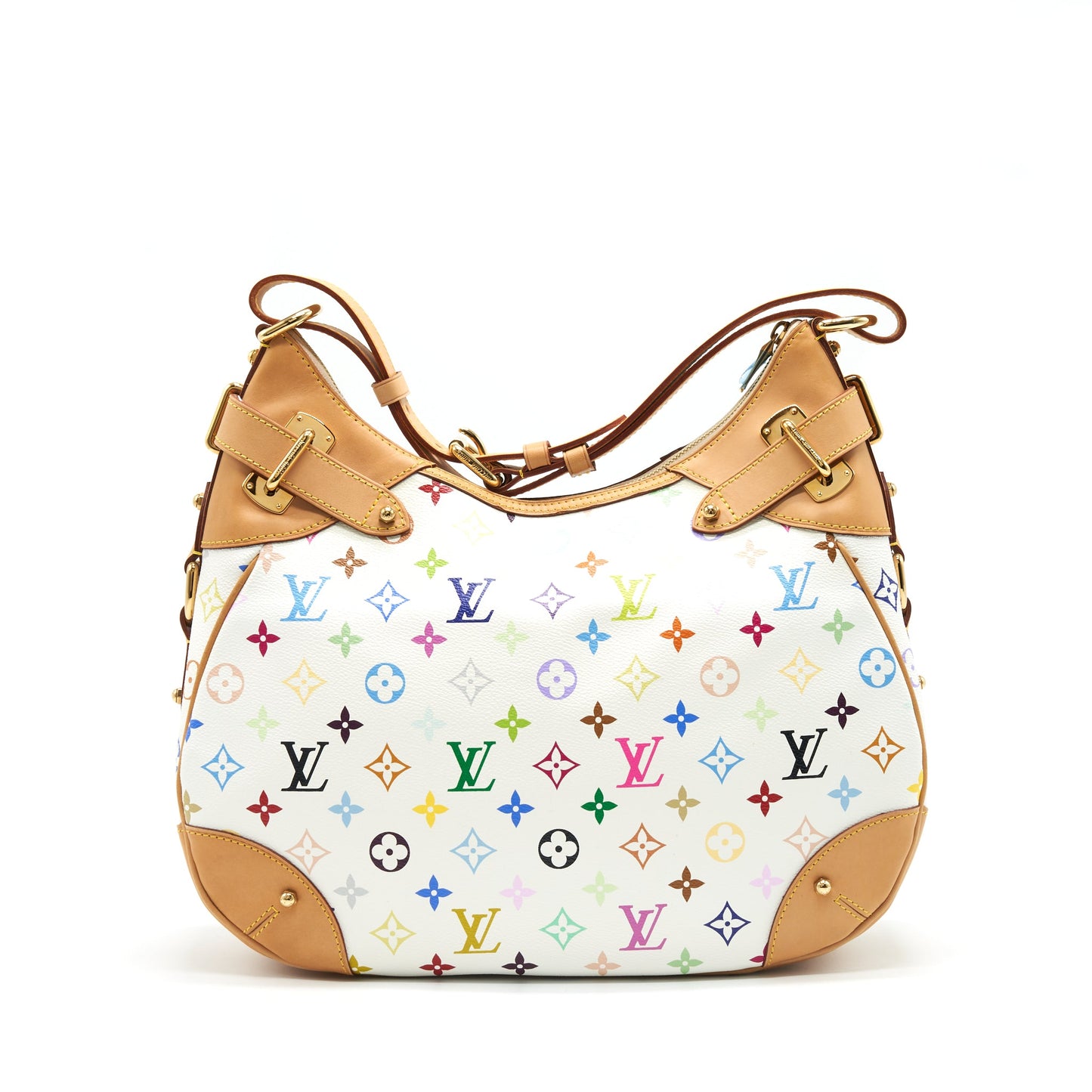 Louis Vuitton Greta Purse Monogram White Multicolor